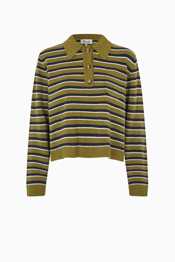 BAUM Cori Knit - Ivy Green Stripe