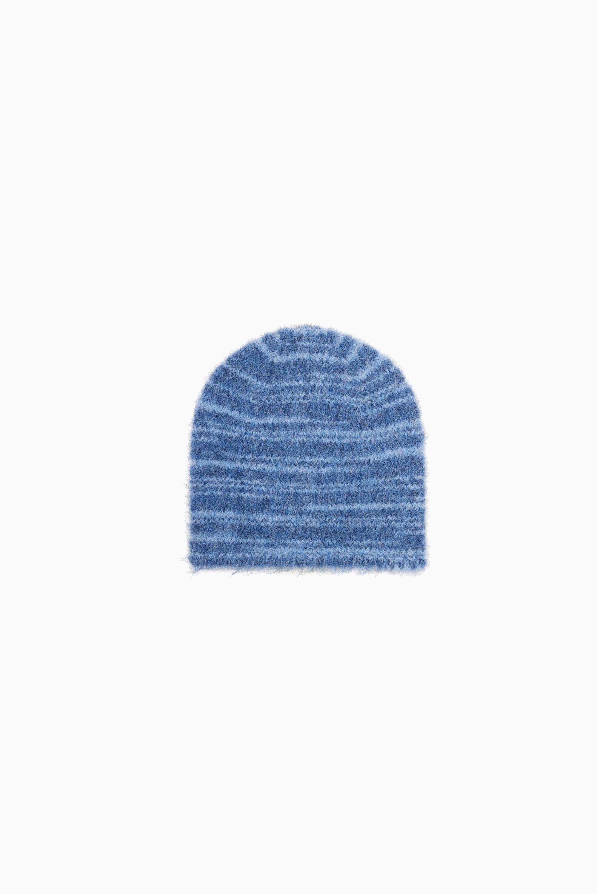 Shizouka Alpaca Knitted Beanie - Blue