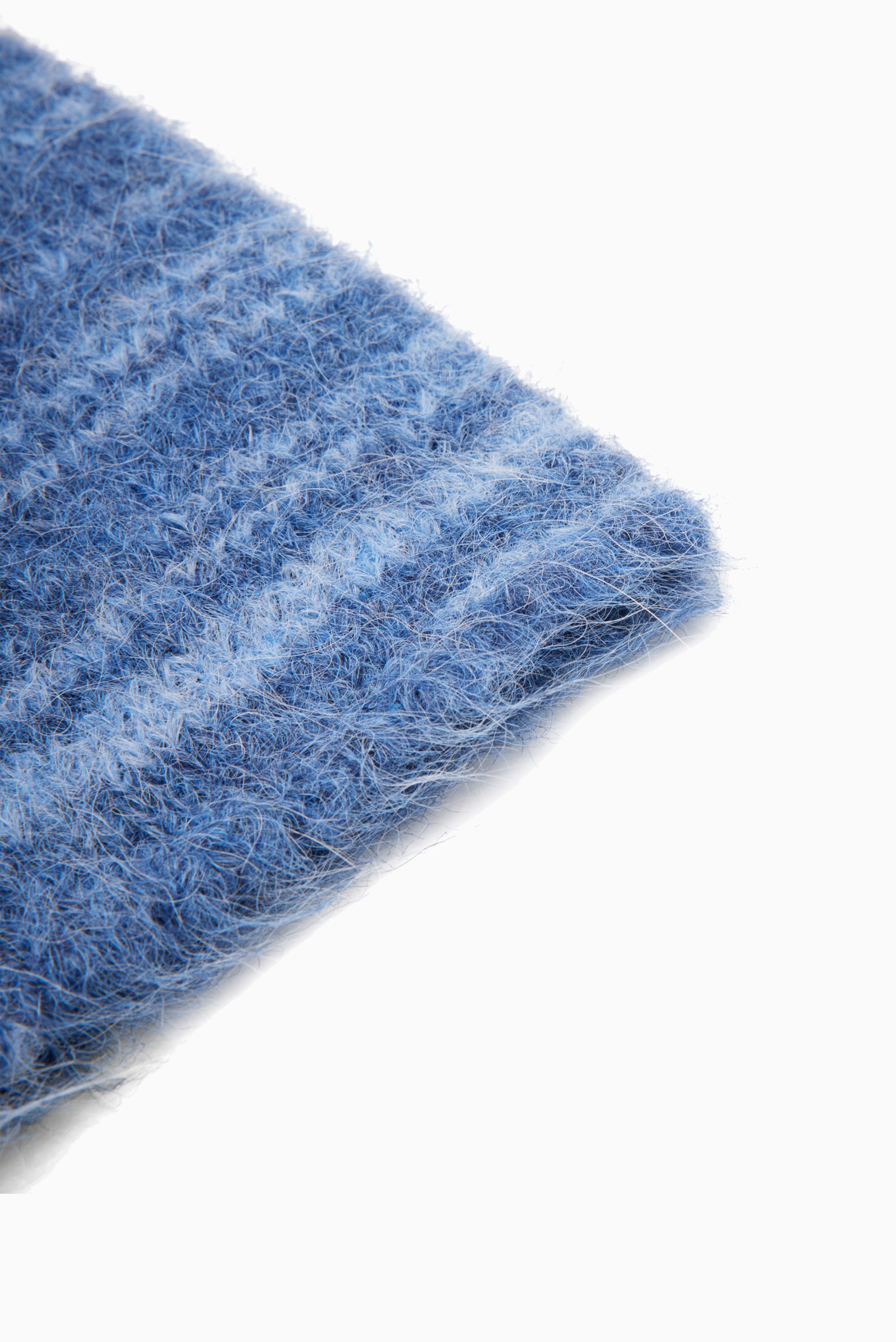 Shizouka Alpaca Knitted Beanie - Blue
