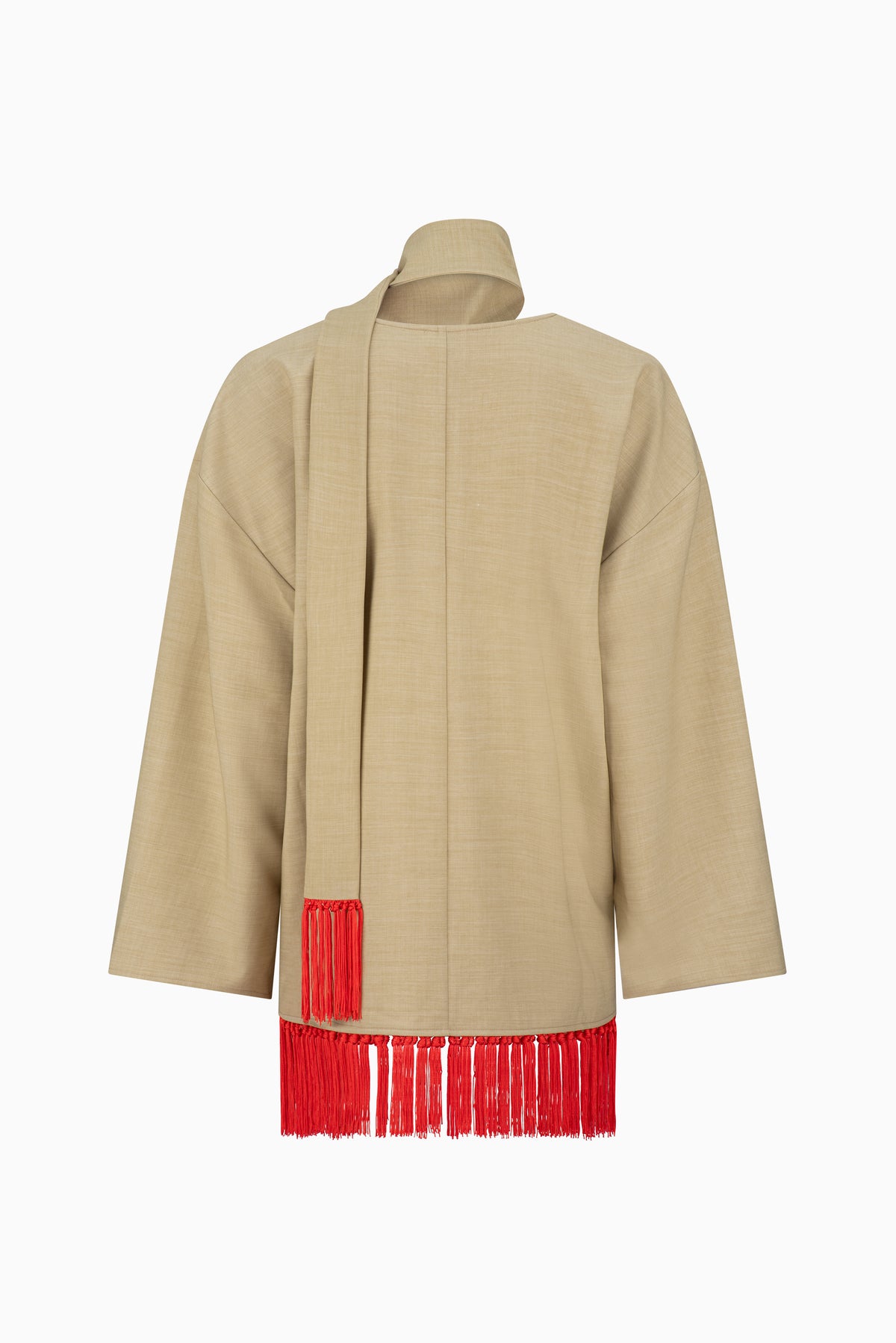 Bebida Mini Dress - Sage Green w/ Red