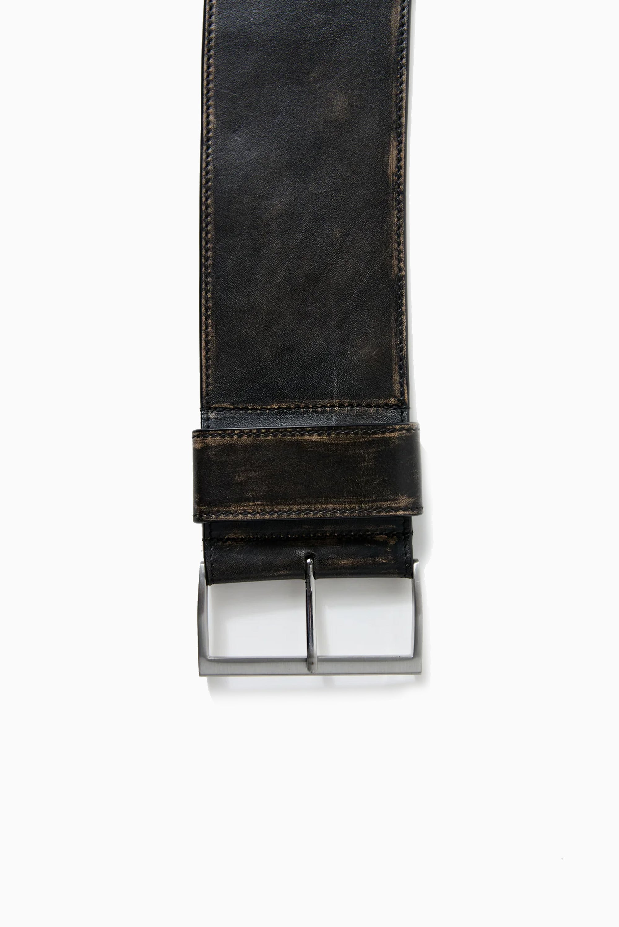 Brushed Wide Classic Belt - Black