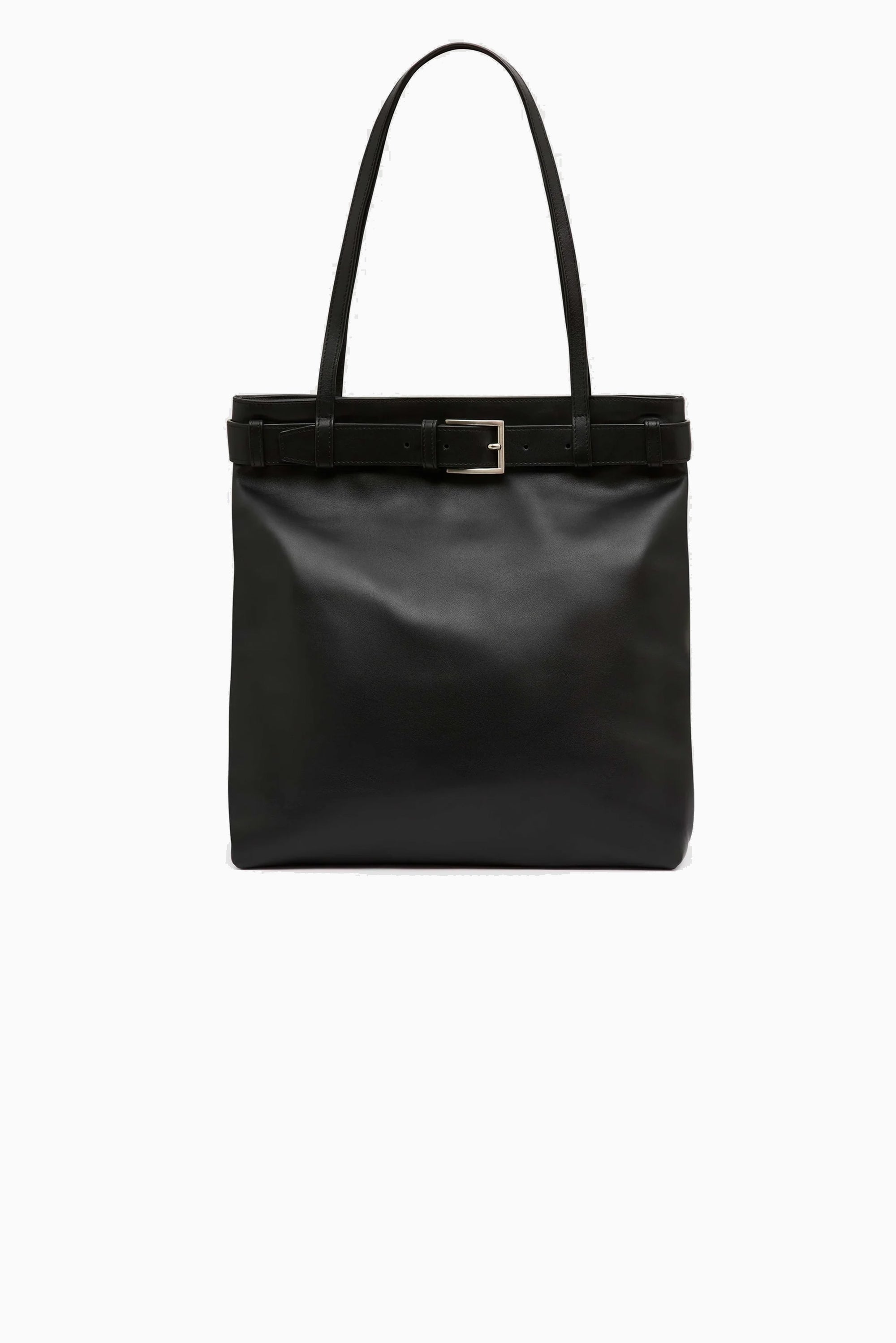 Belt Detail Tote - Black