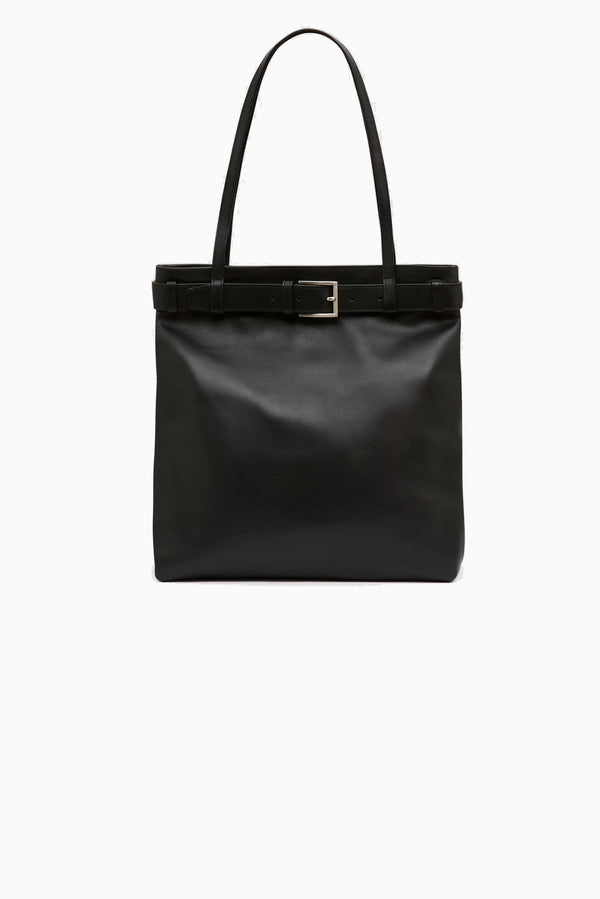 Belt Detail Tote - Black