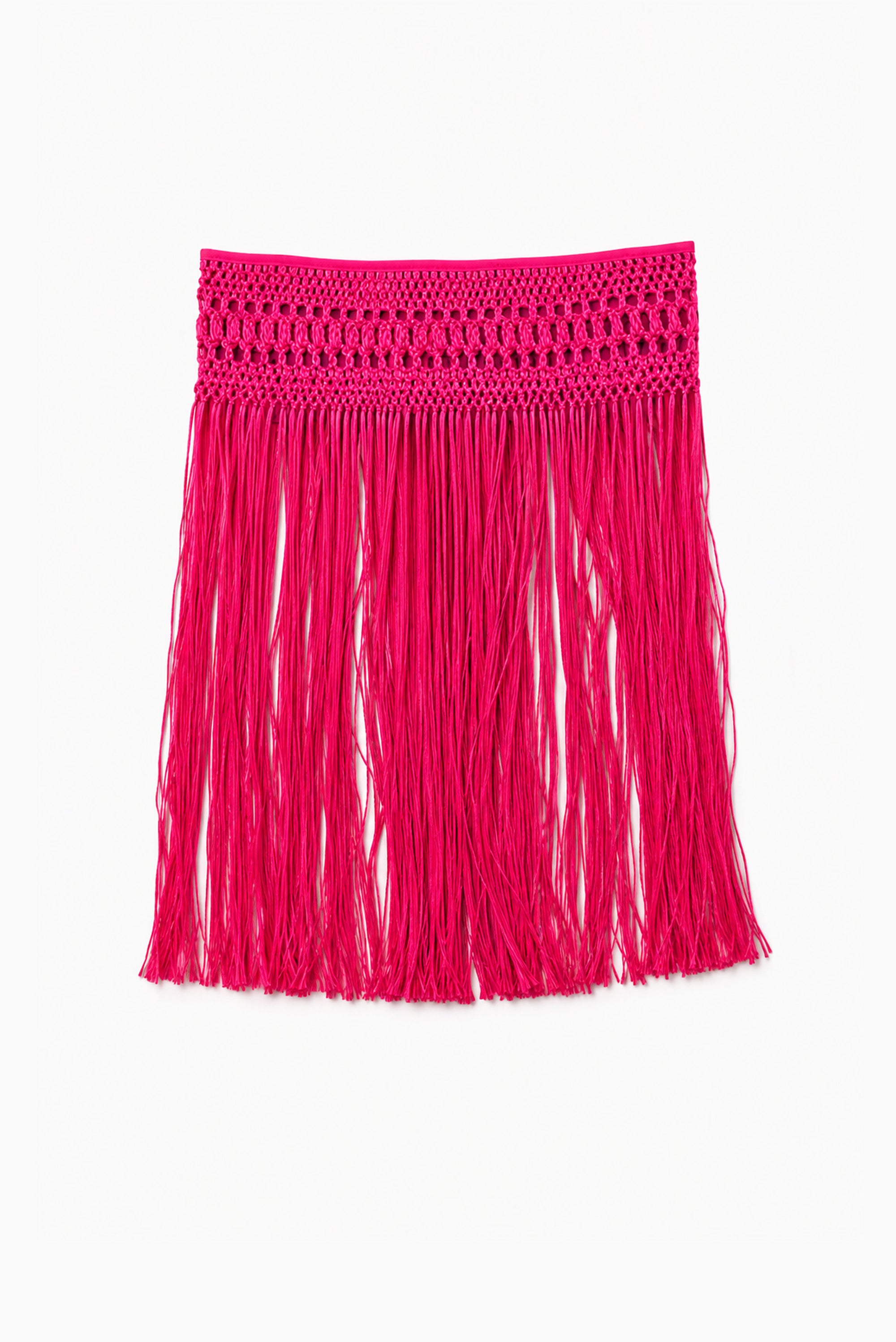 Macrame Belt - Pink