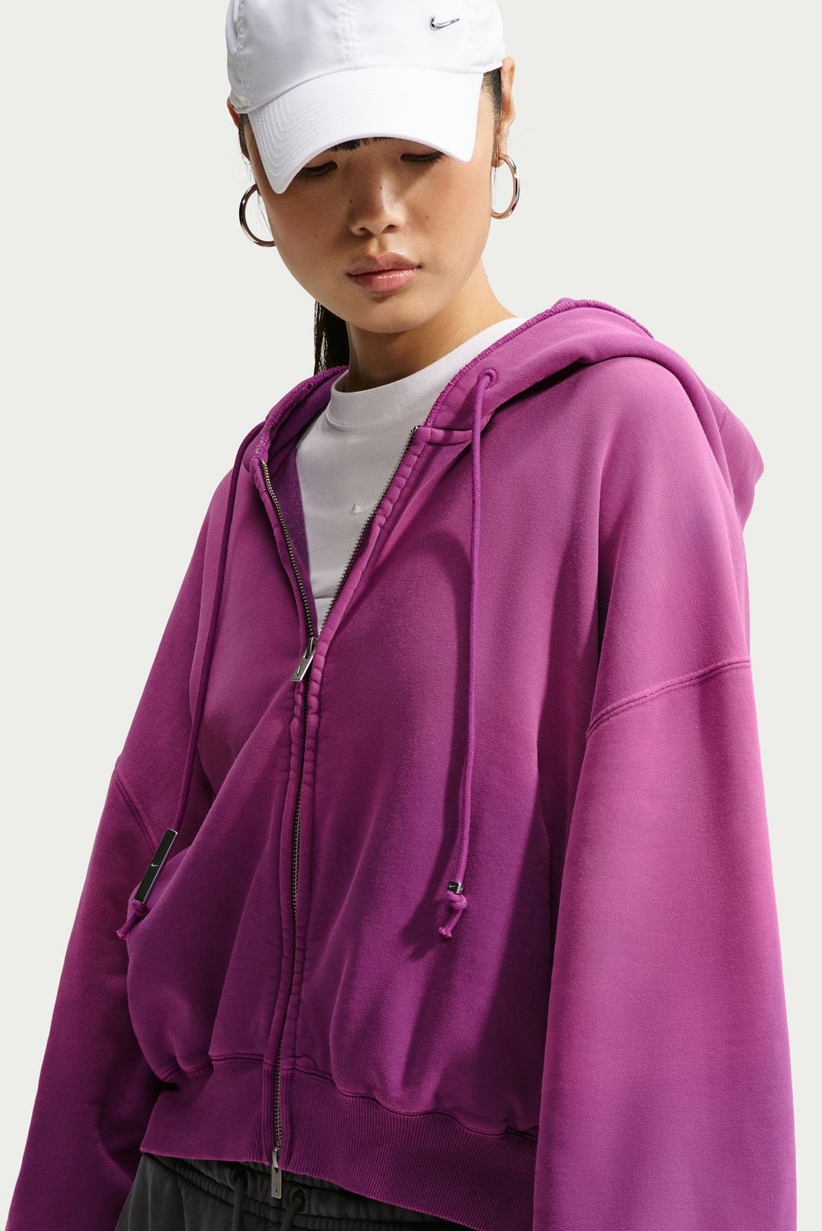 NRG NK Studio Fleece Hoodie - Bold Berry