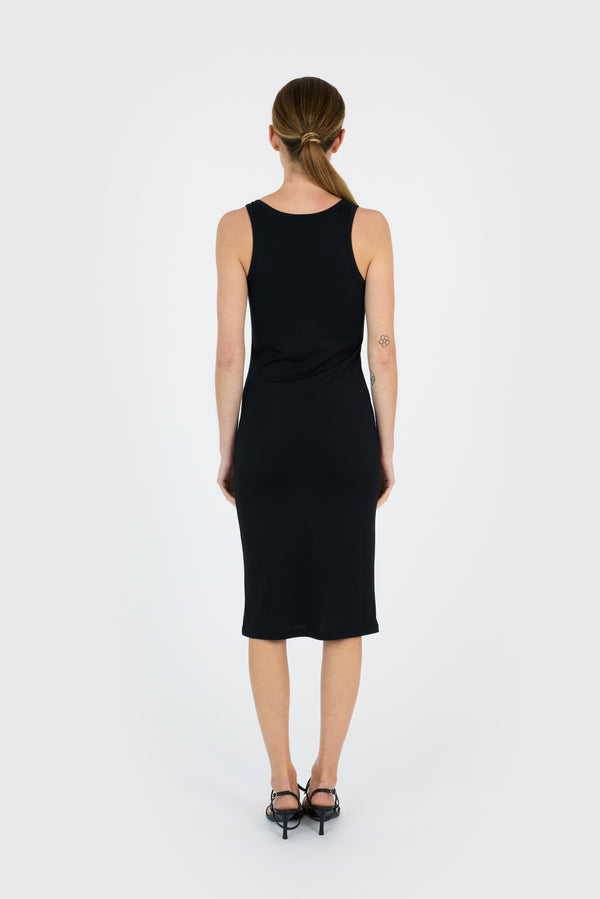 C-Logo Tank Dress - Black