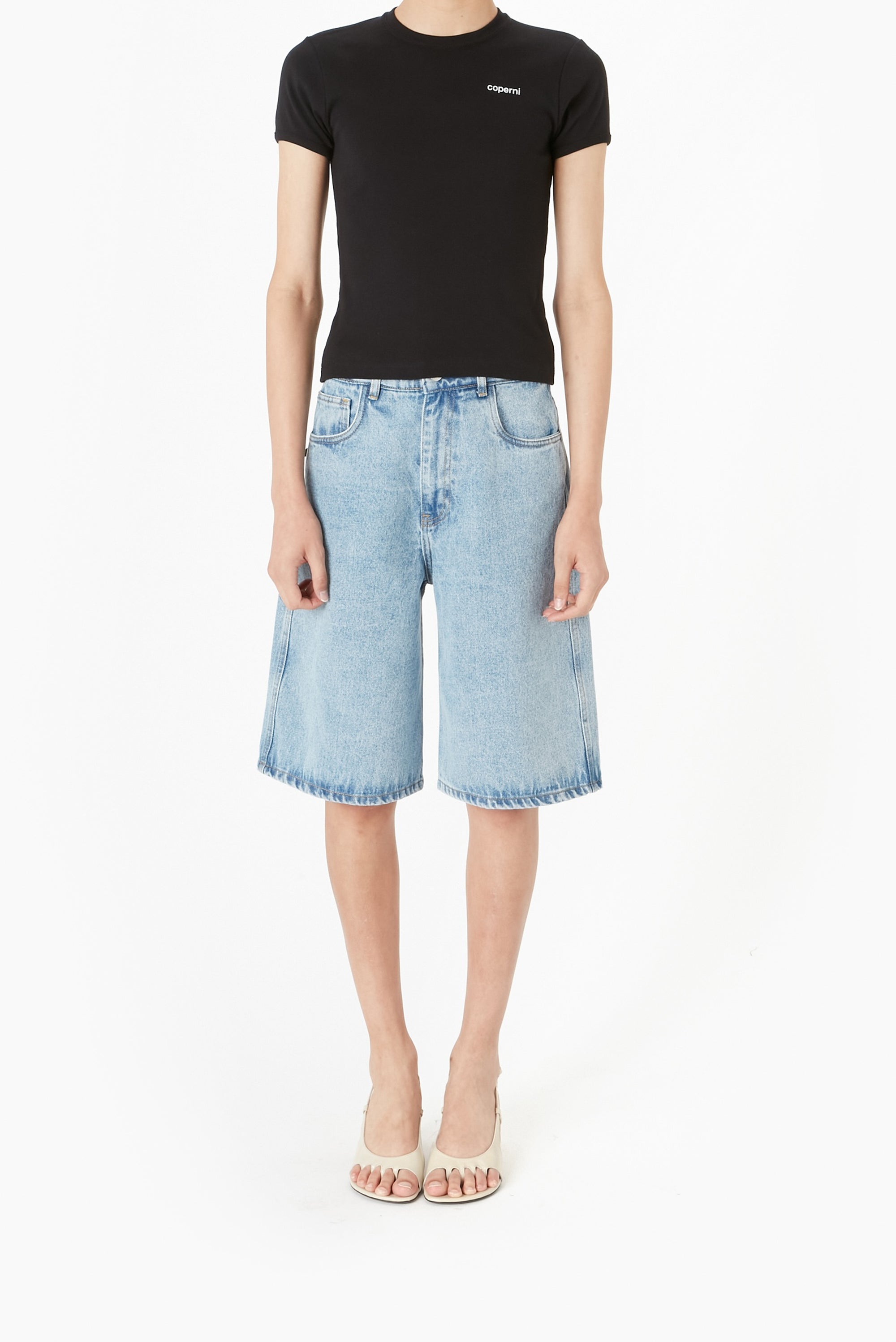 Knitted Baby Tee - Black