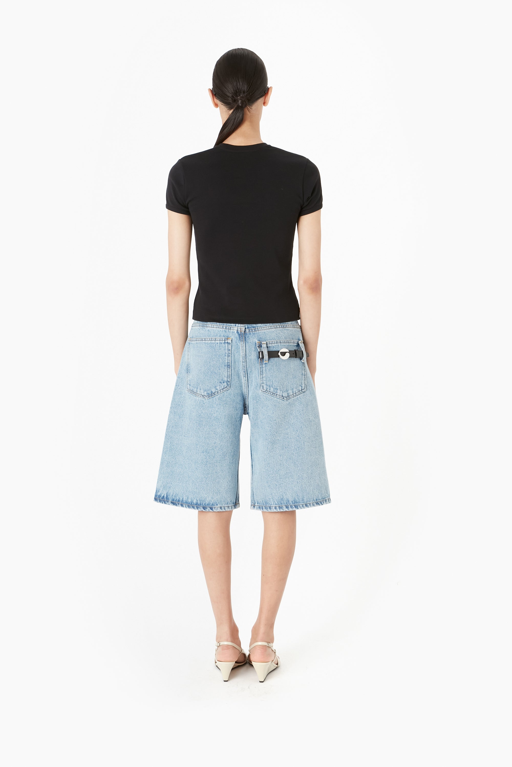 Knitted Baby Tee - Black