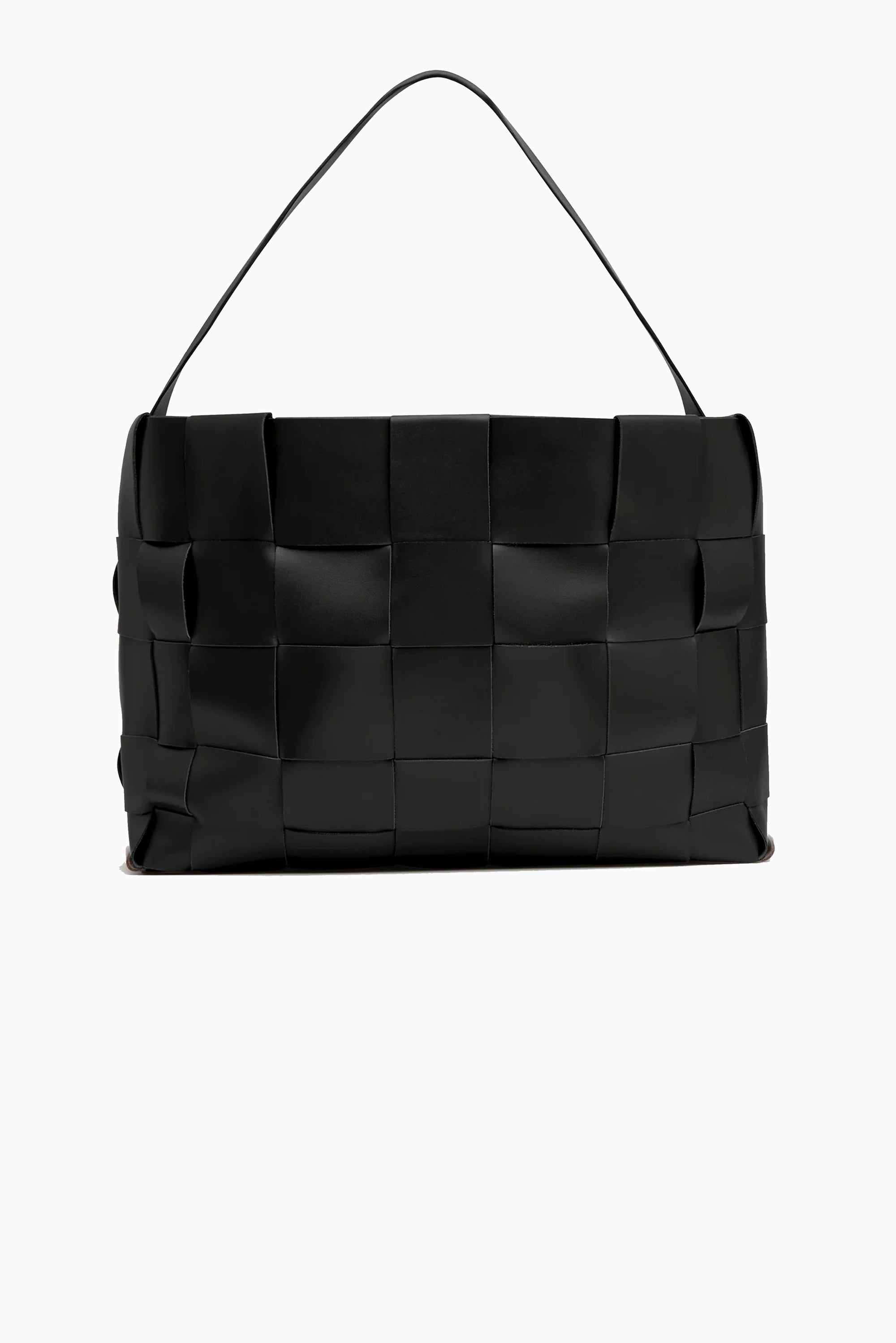 Woven Large Tote - Black