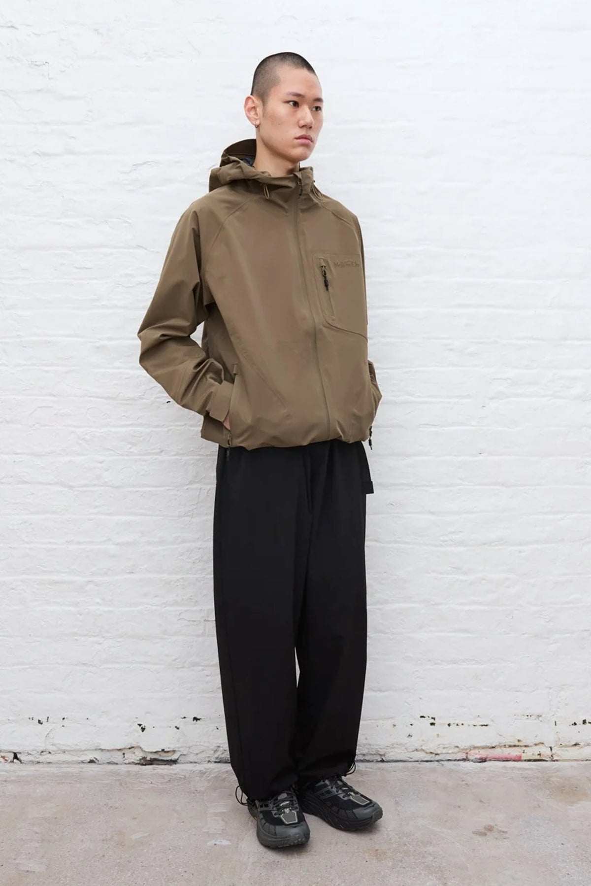 Everyday Stretch Nylon Trousers - Black