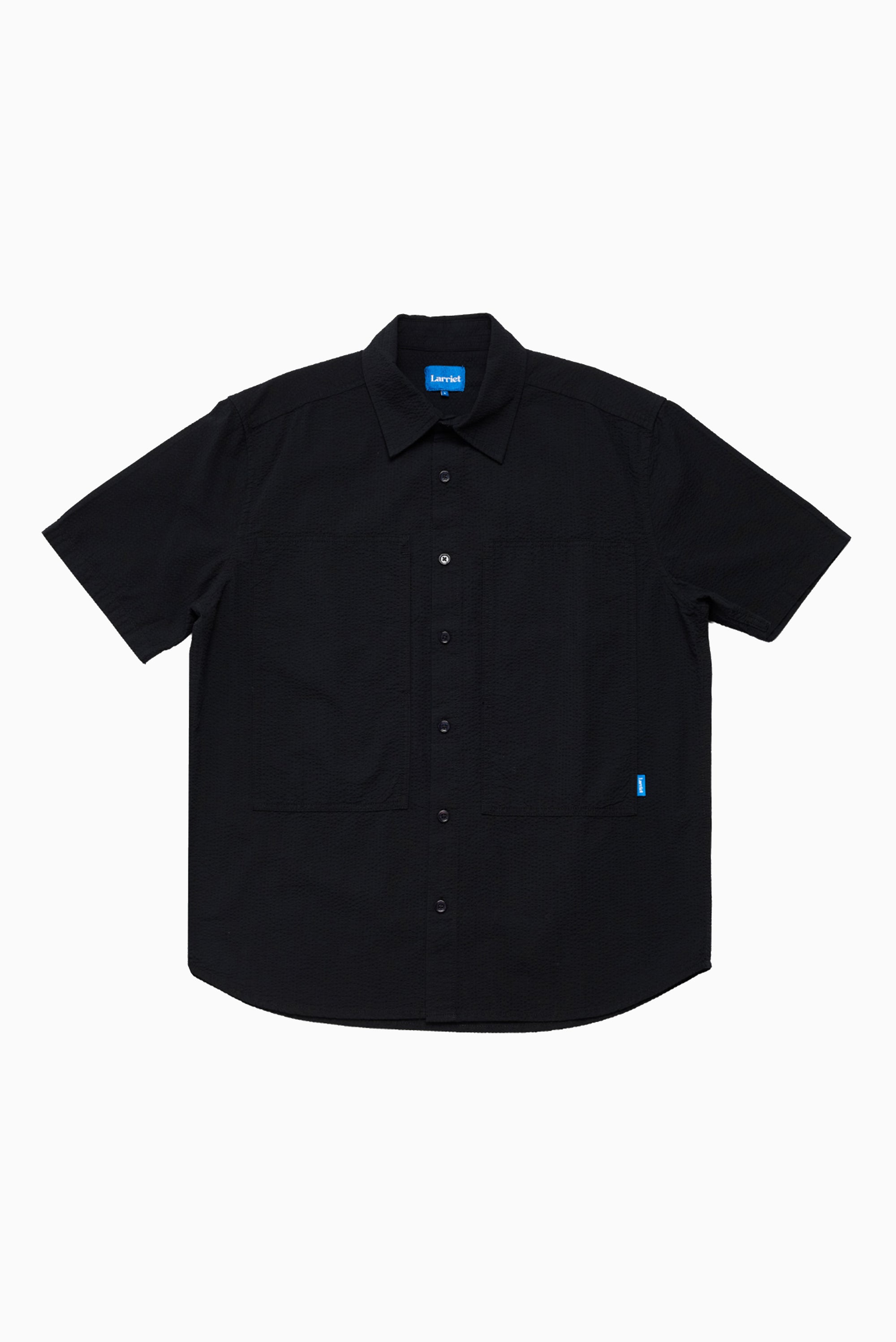 Cliff Short Sleeve Shirt - Black Seer