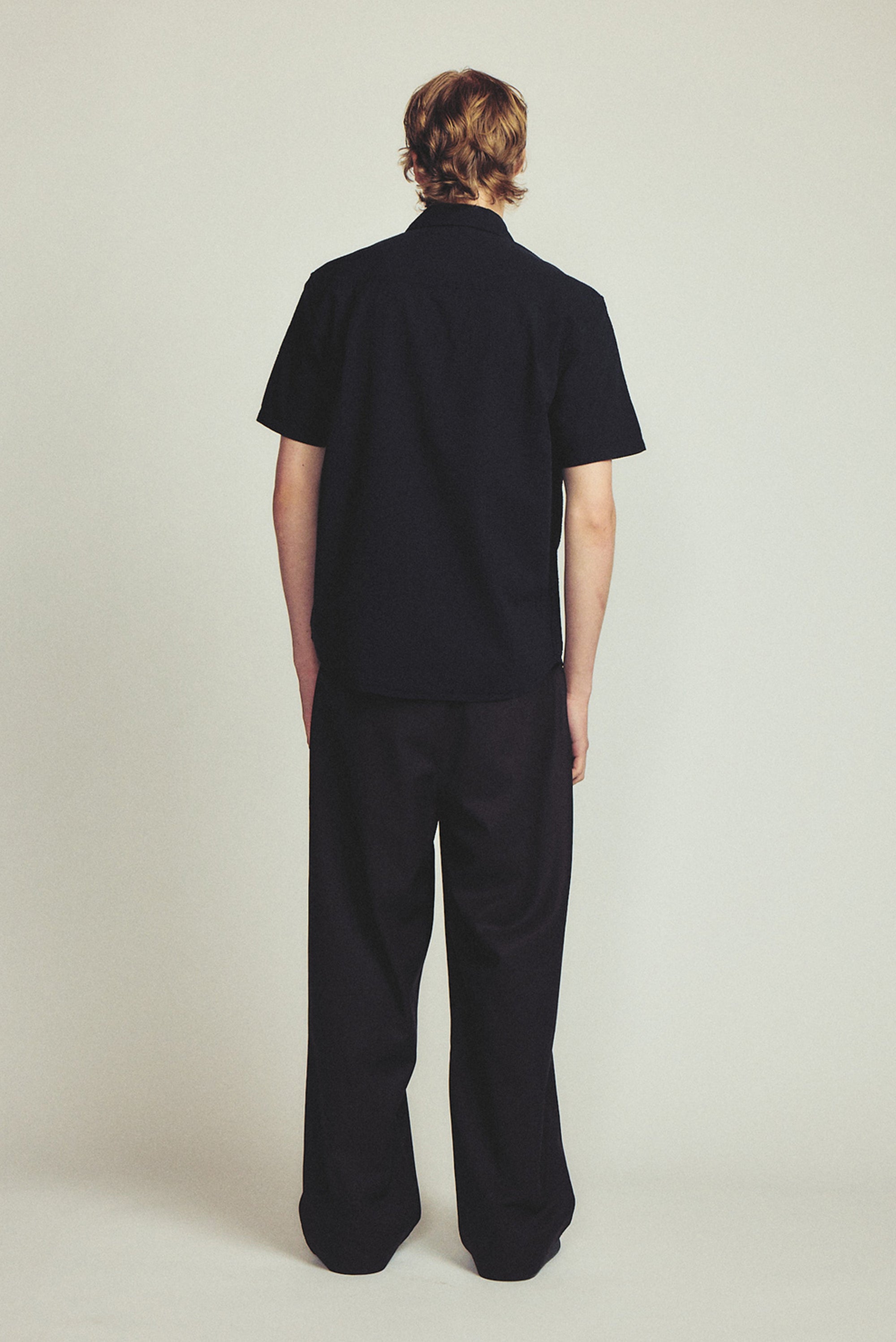 Cliff Short Sleeve Shirt - Black Seer
