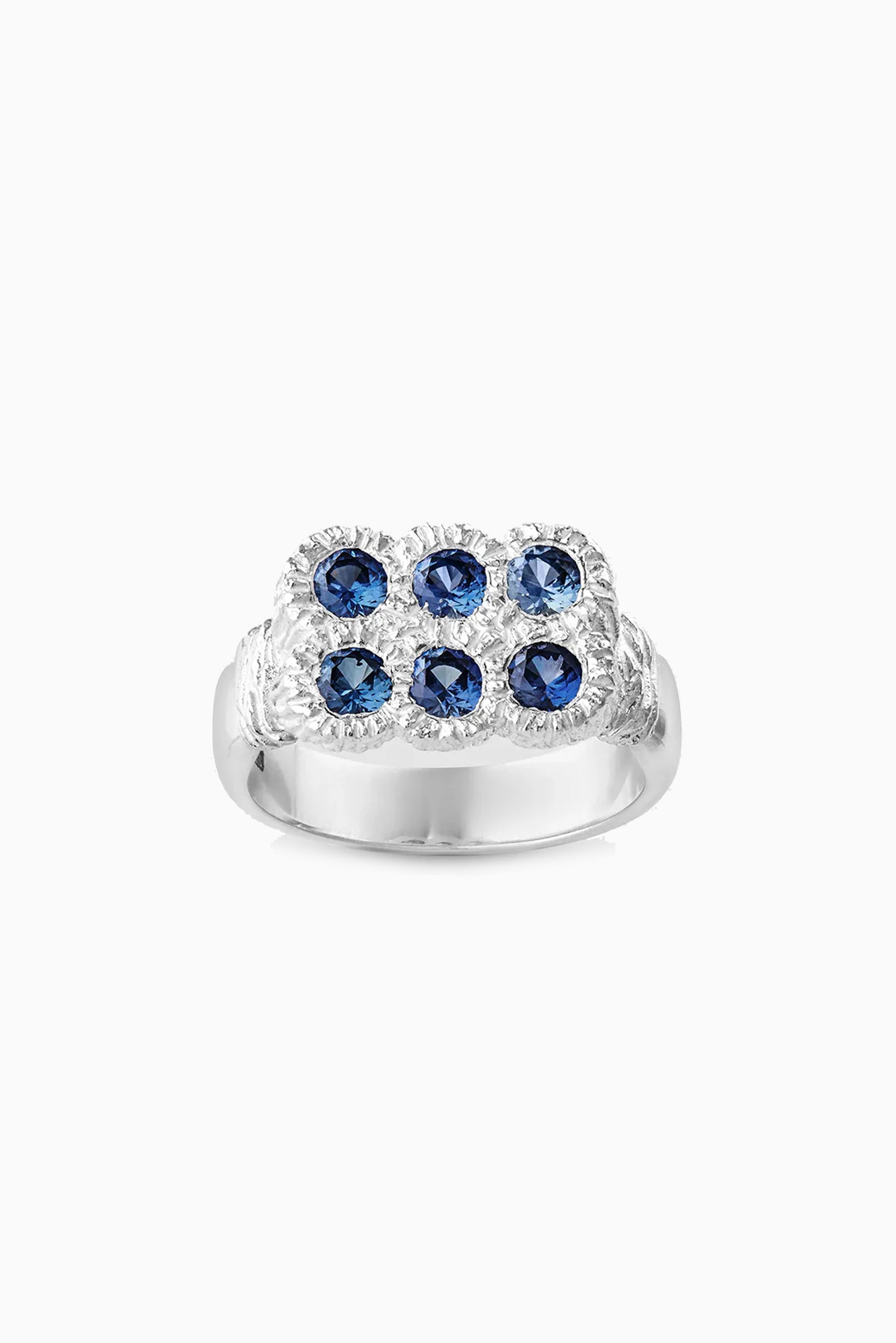 Flowers Grow Together Ring - Blue