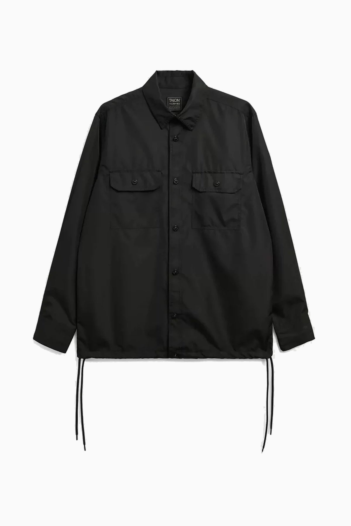 Non-Down Military Shirt - Black