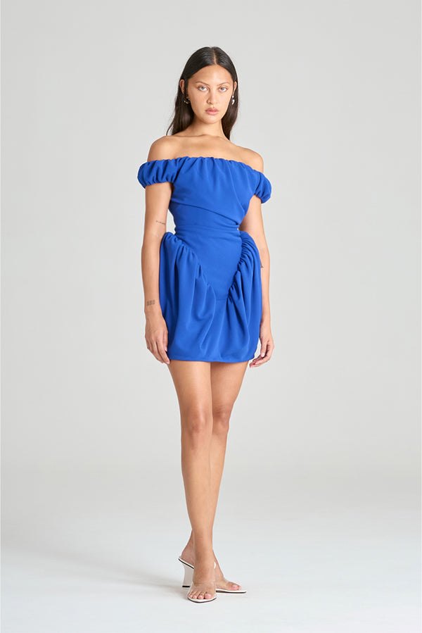 Monolith Mini Dress - Cobalt