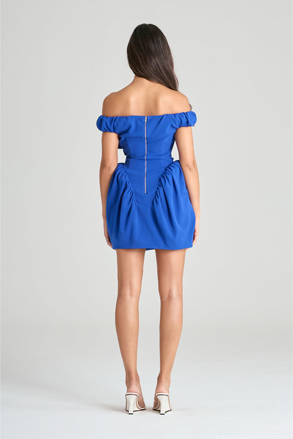 Monolith Mini Dress - Cobalt