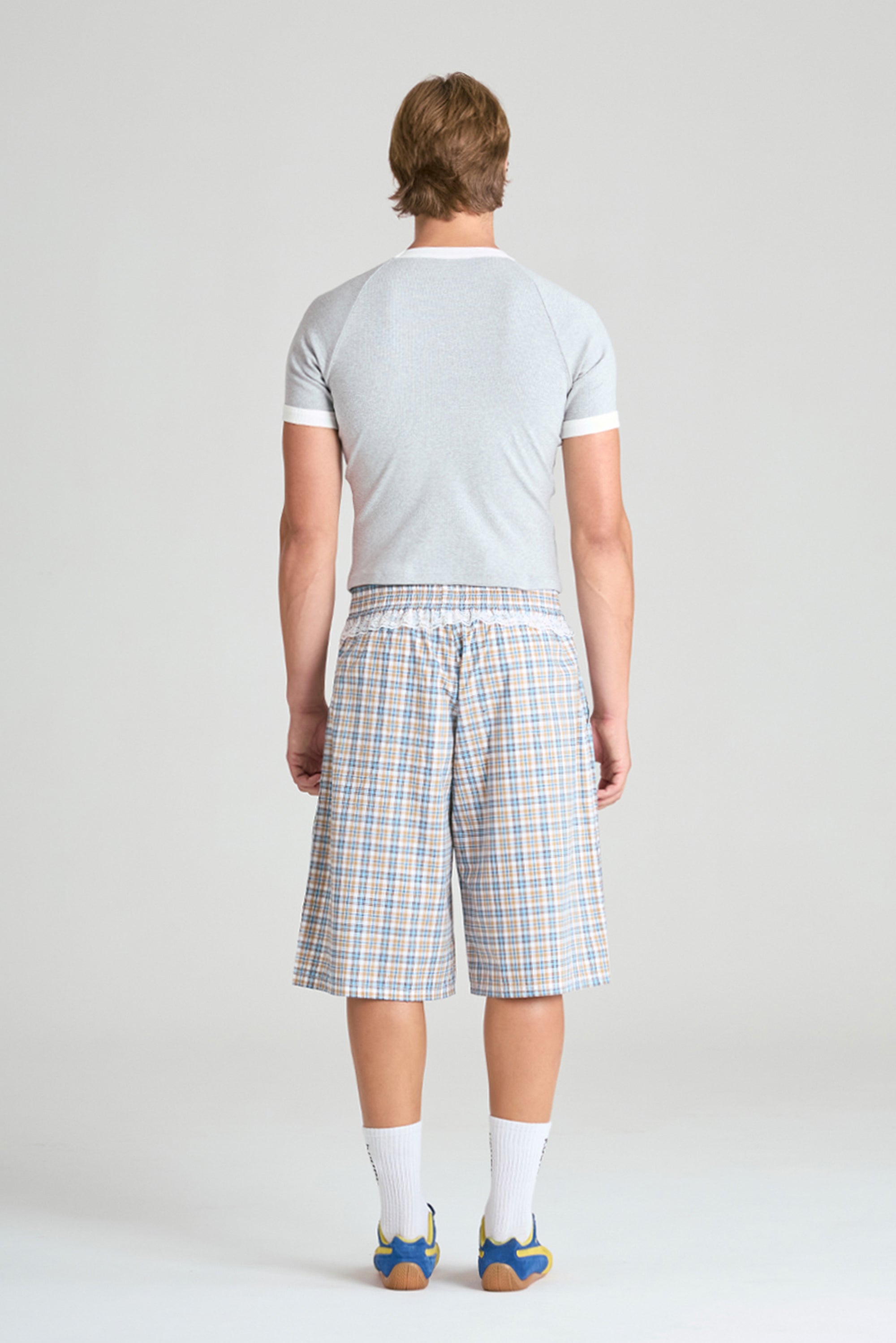Studio Shorts - Blue Check