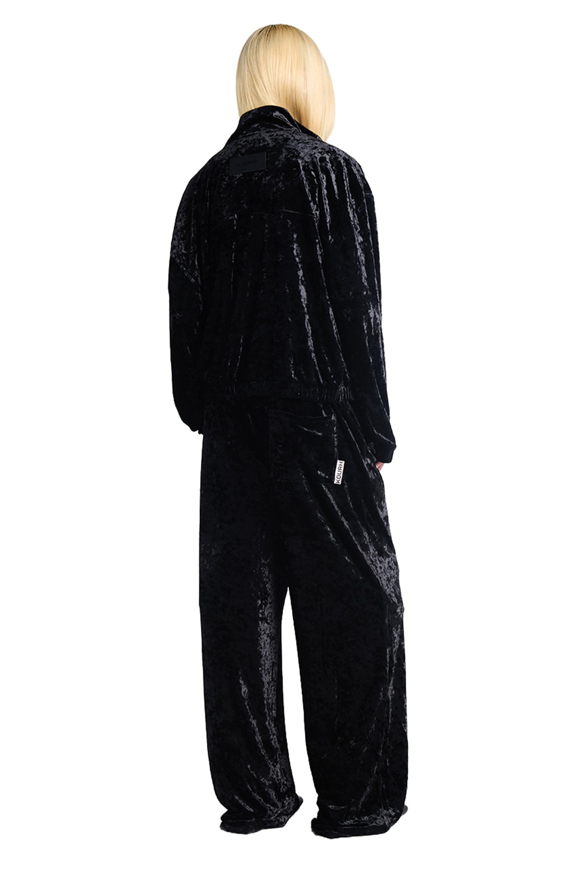 Venom Velvet Jacket - Black