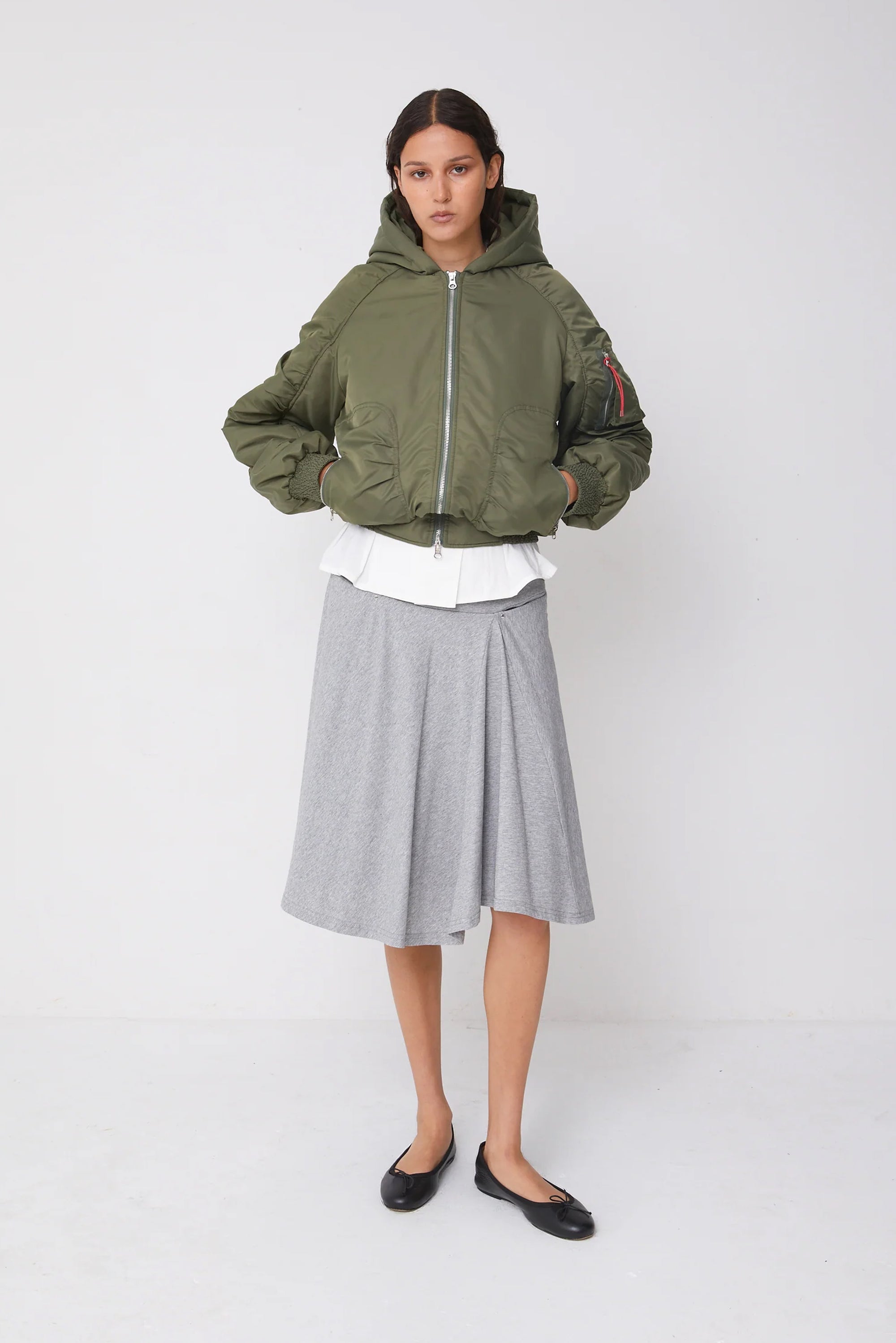 Penny Flight Jacket - Moss