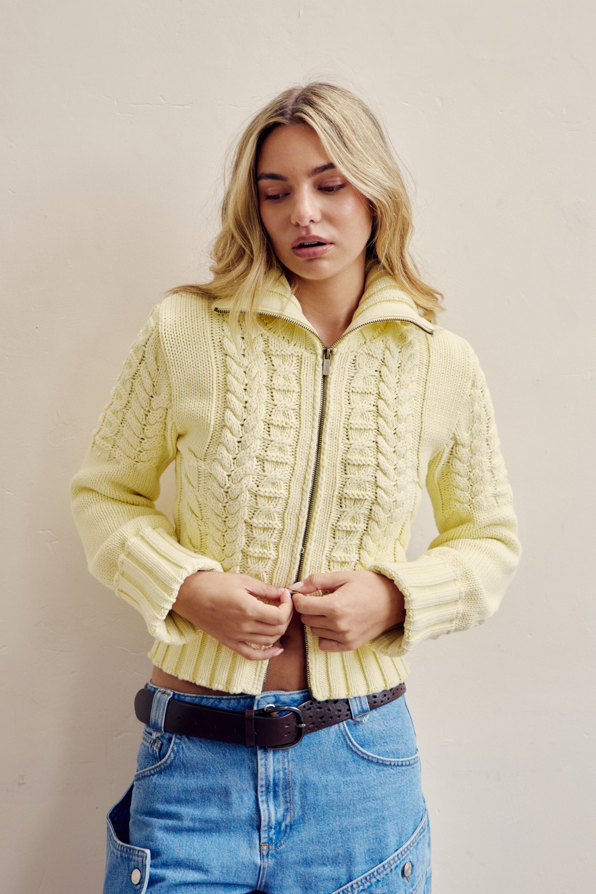 Rolled Cuff Peggy - Butter