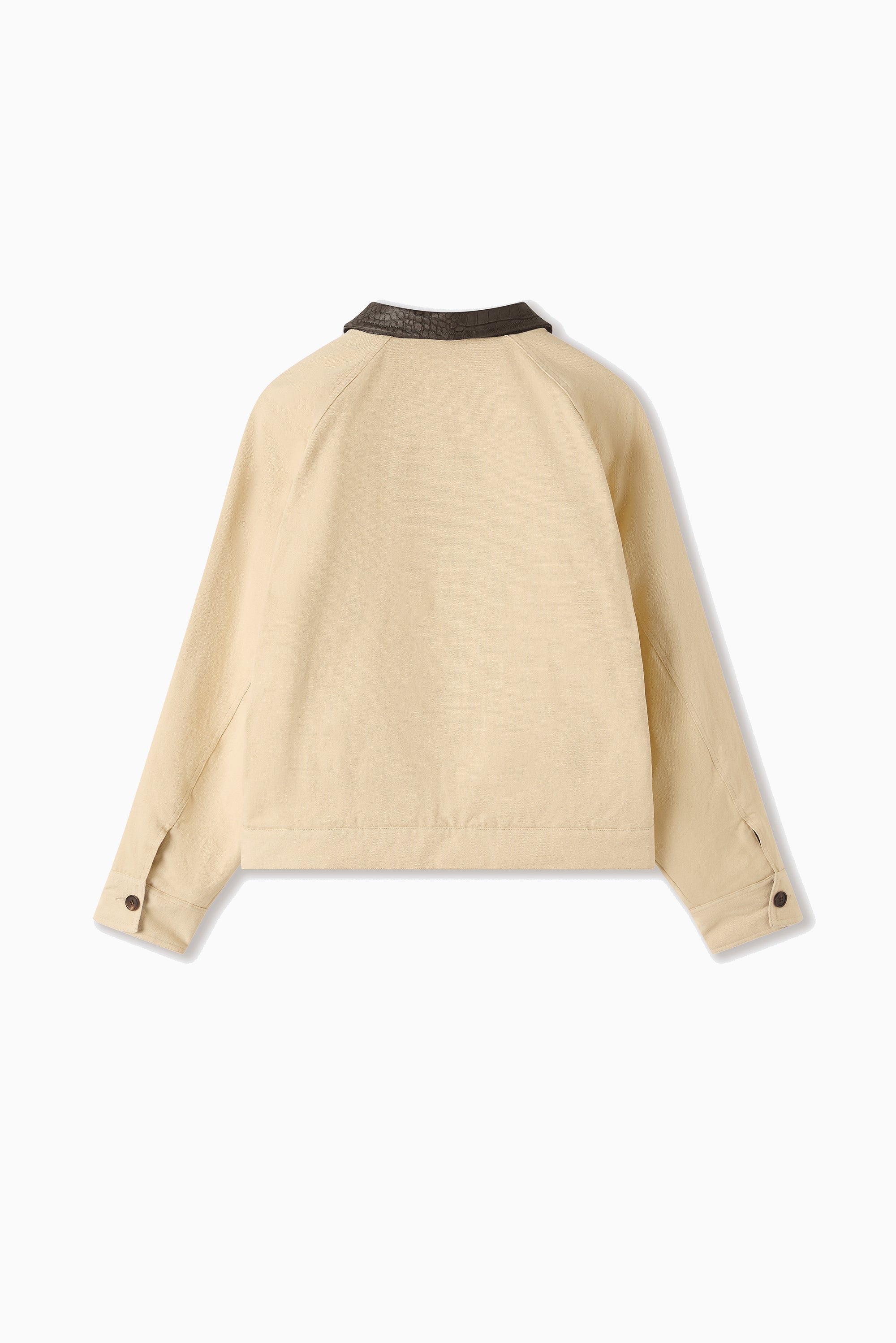 15oz Beige Canvas Workwear Jacket - Beige