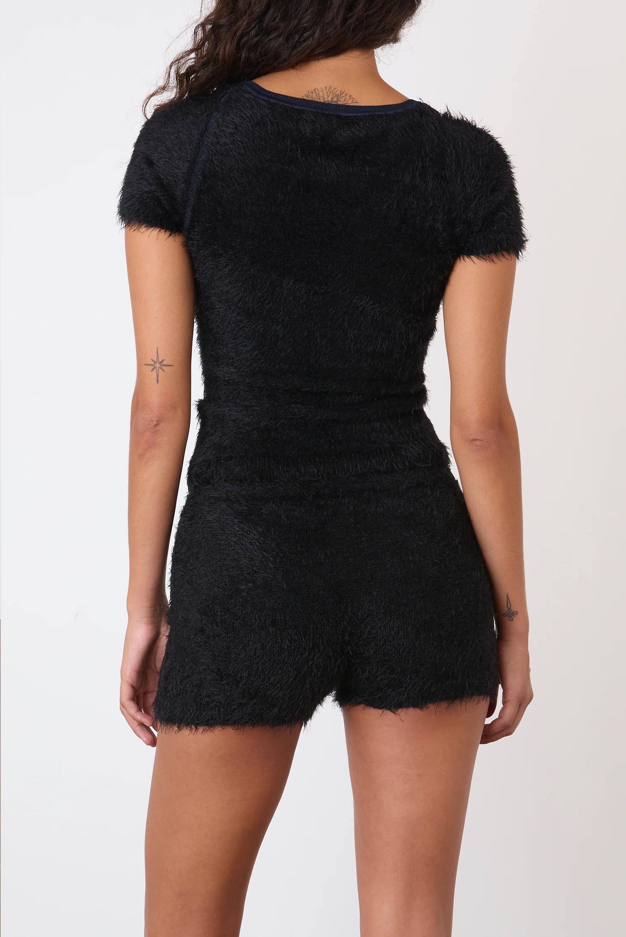 Chloe Knit Shorts - Black