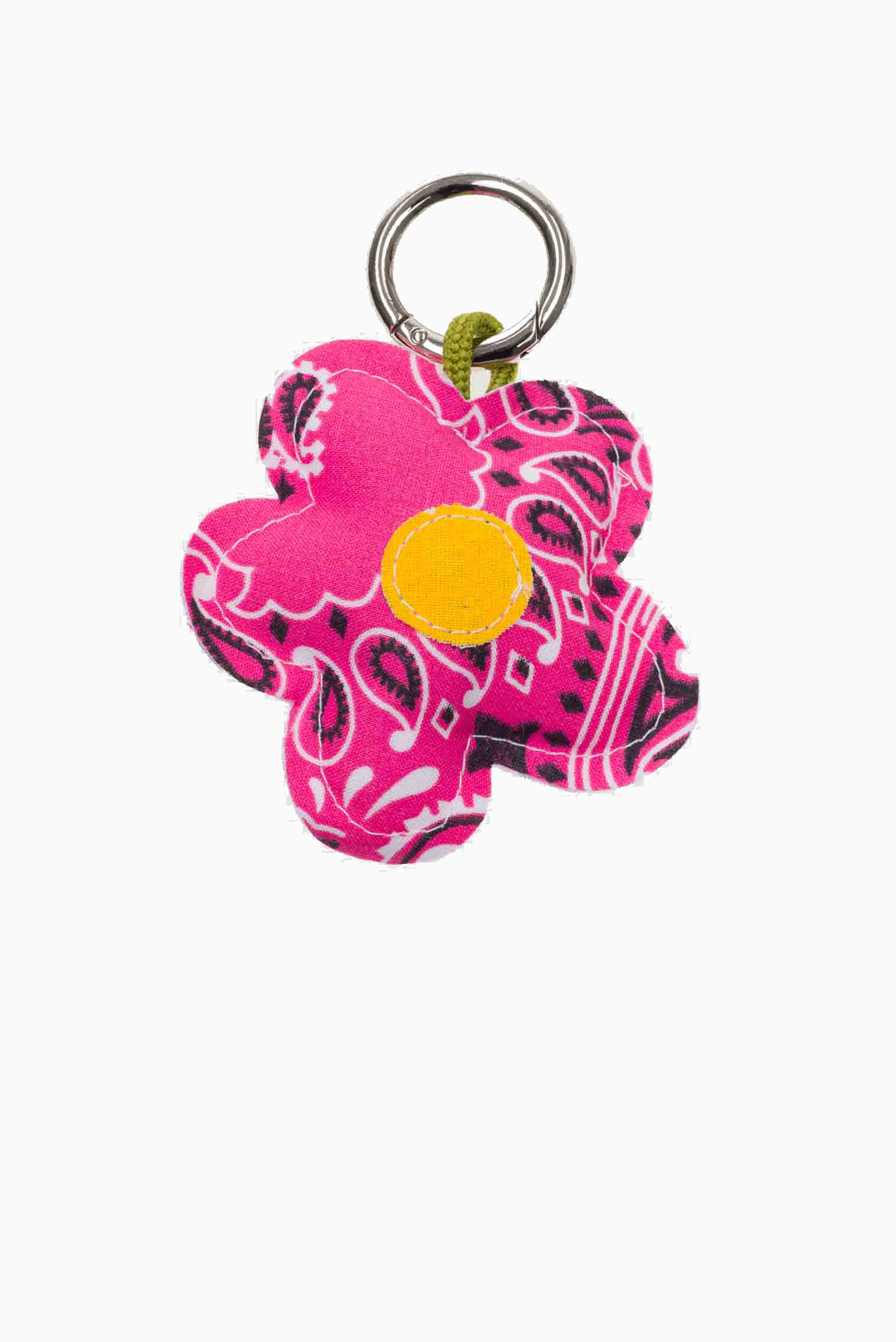 Charms Fleur - Fuchsia/Gold Yellow