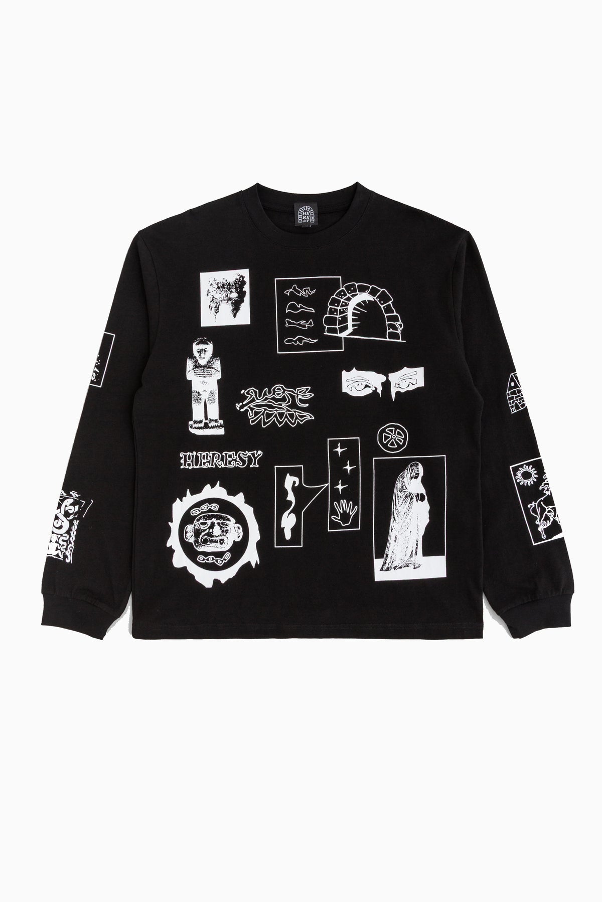 Cluster LS Tee - Black