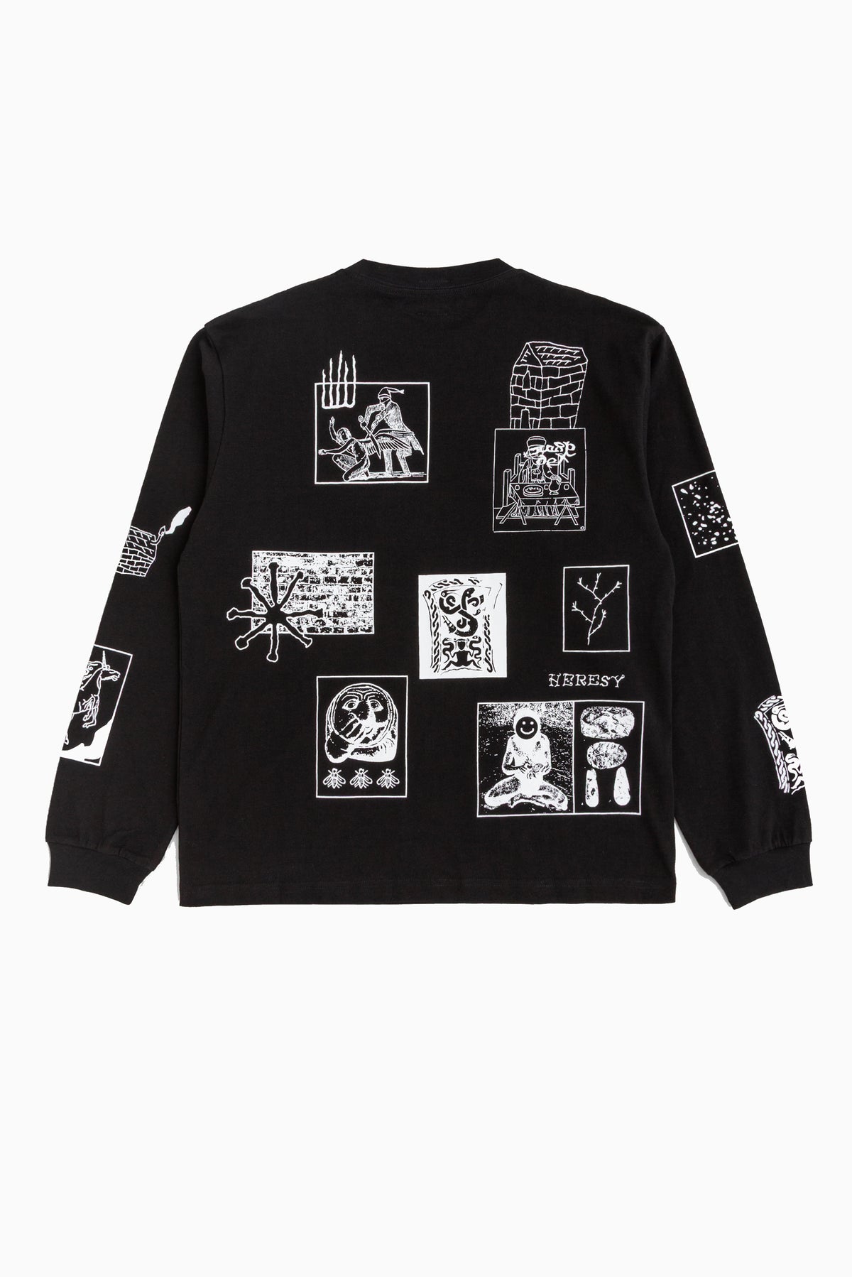 Cluster LS Tee - Black