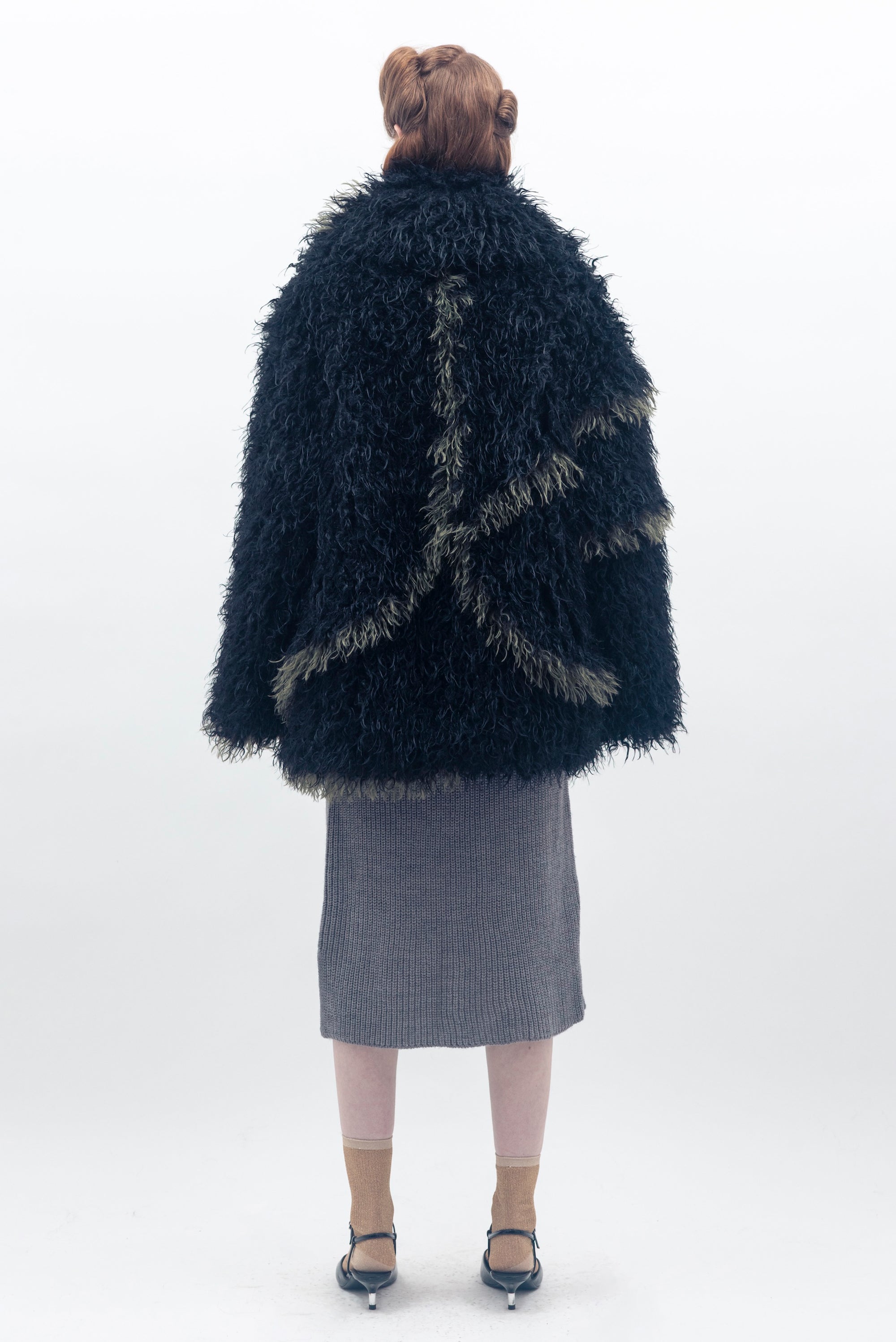 Cocoon Coat - Black