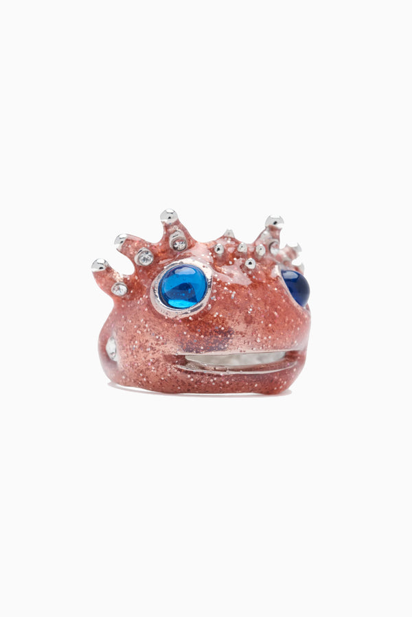 COLLINA STRADA Axolotl Ring - Rose Glitter