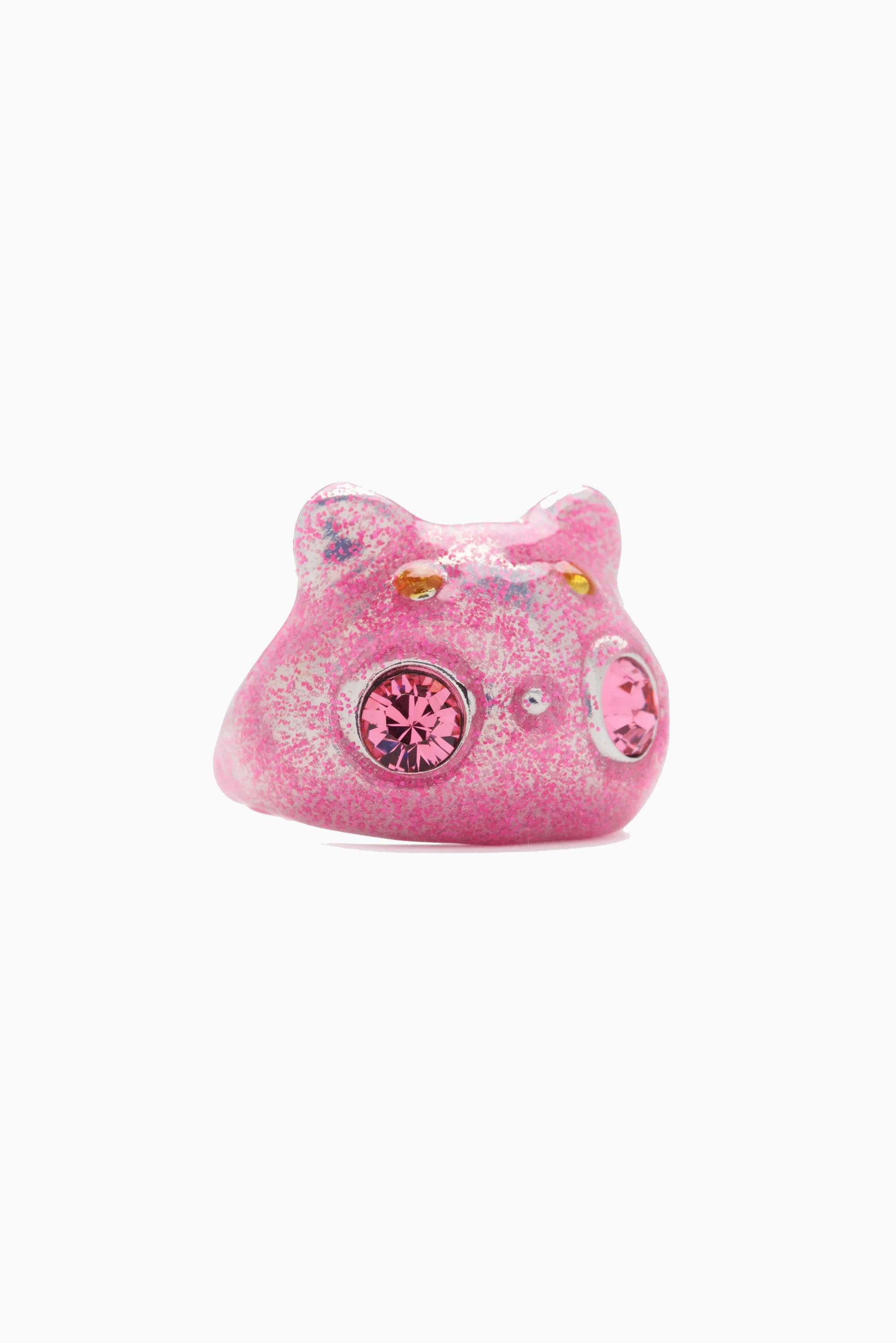COLLINA STRADA Bug Ring - Rose Glitter