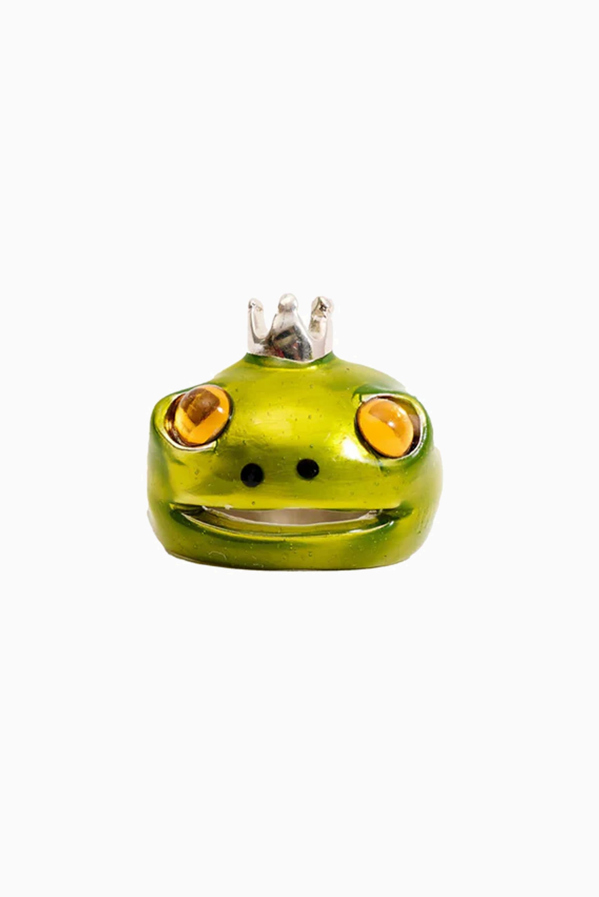 COLLINA STRADA Frog Prince Ring - Lime