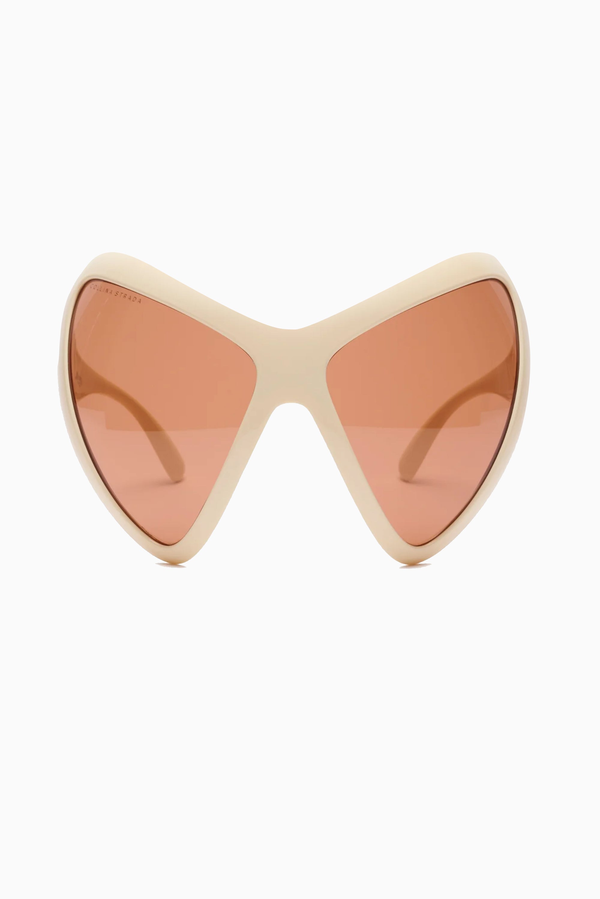 COLLINA STRADA - Mariposa Sunglasses - Cream