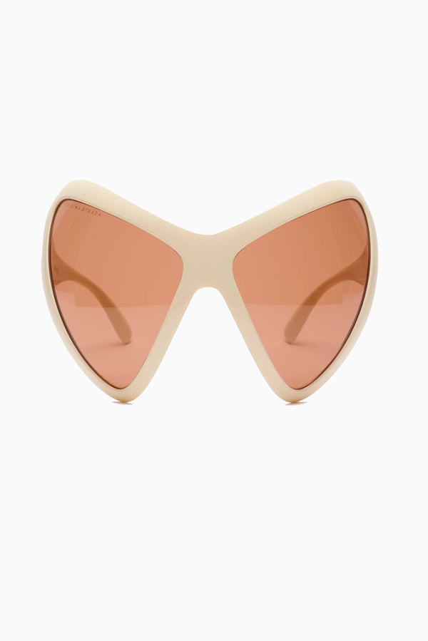 COLLINA STRADA - Mariposa Sunglasses - Cream
