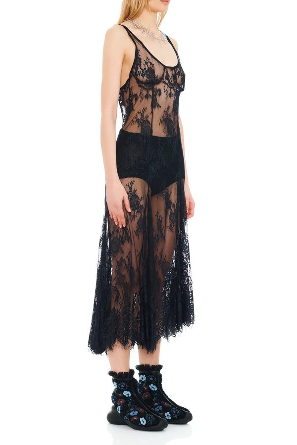 COLLINA STRADA Pamela Dress - Black