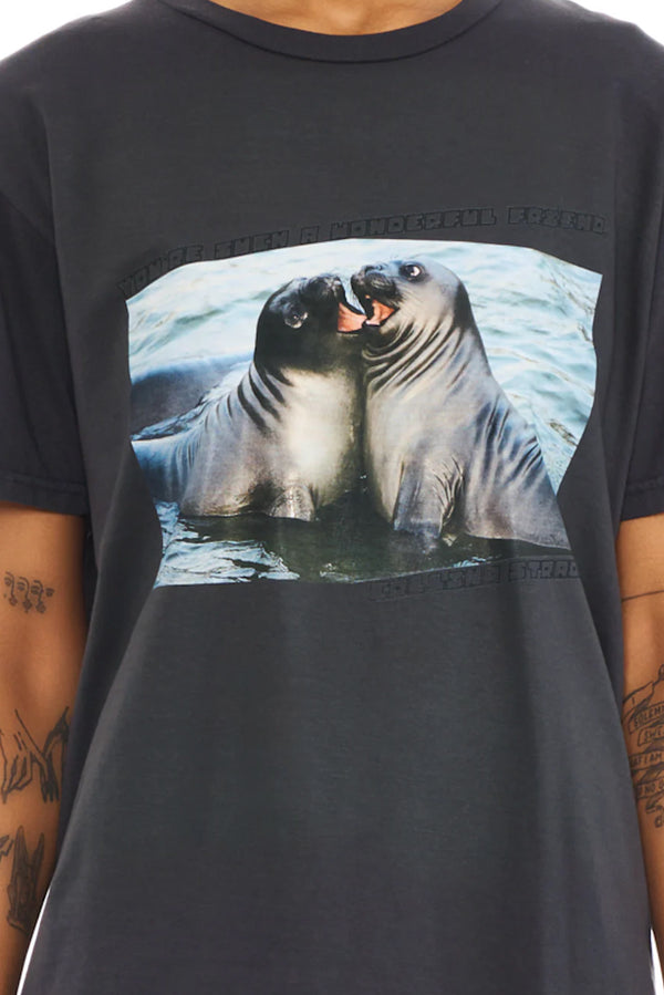 COLLINA STRADA Graphic Tee - Wonderful Friend