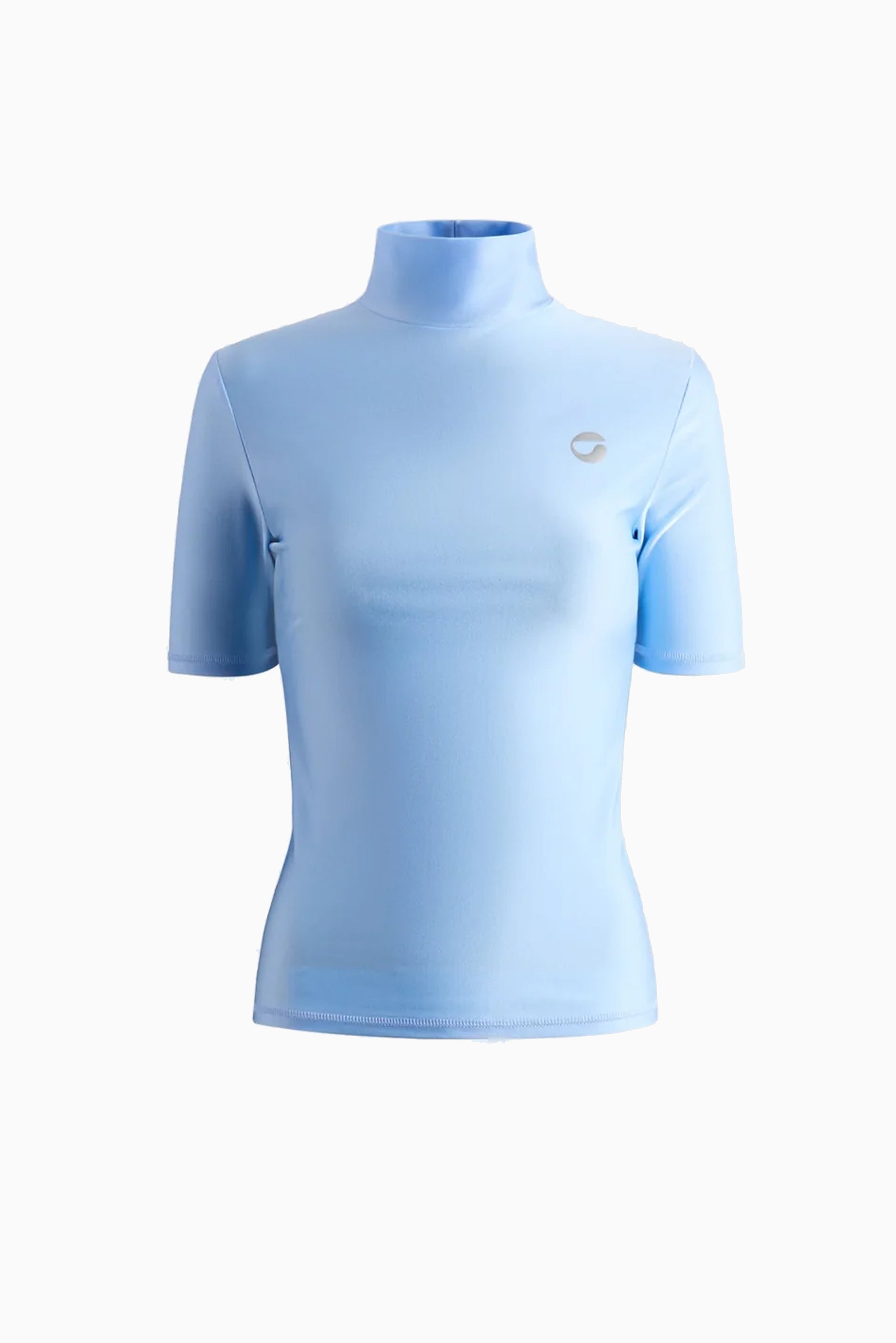 COPERNI High Neck Fitted Top - Blue