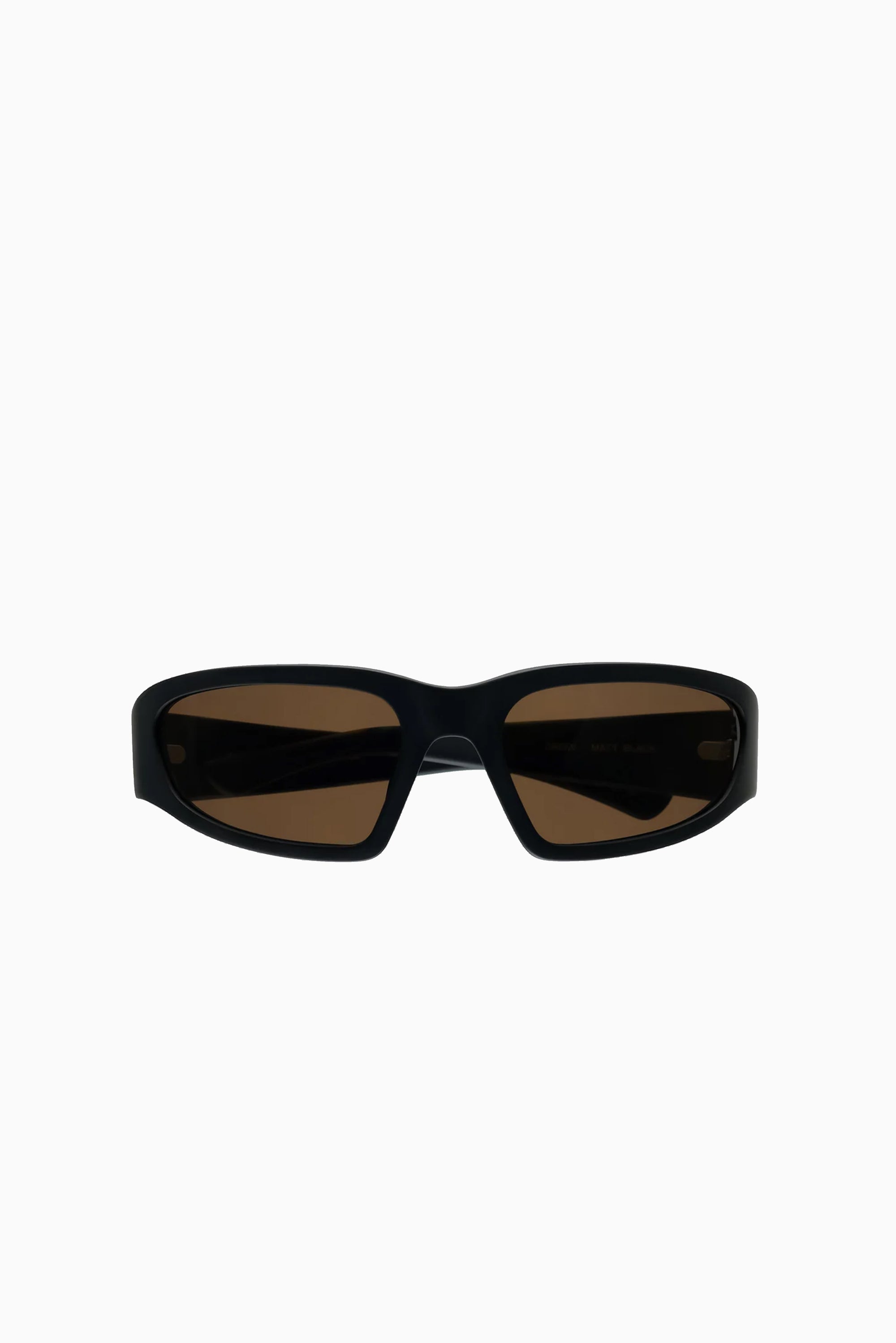 Crow Matt Black - Brown Solid Polarized Lens