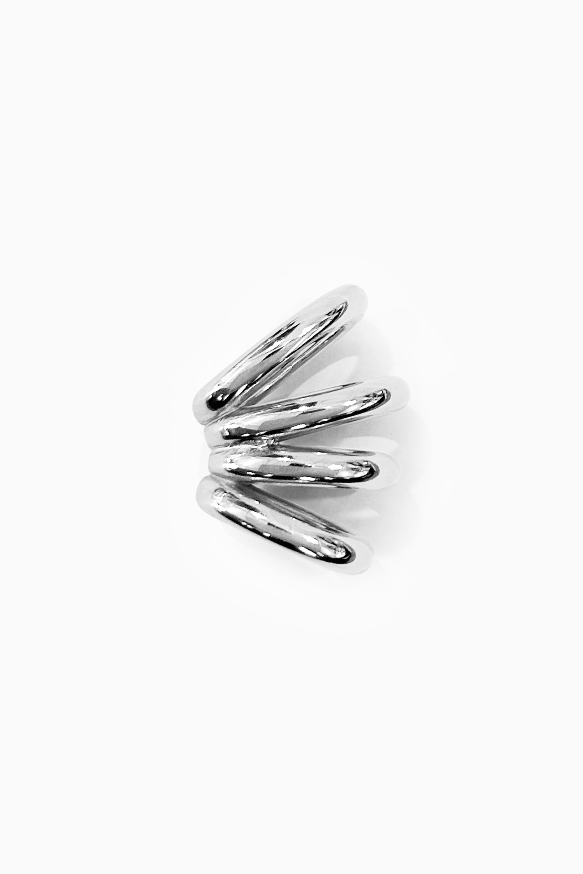 Pit Bull Ear Cuff - Silver