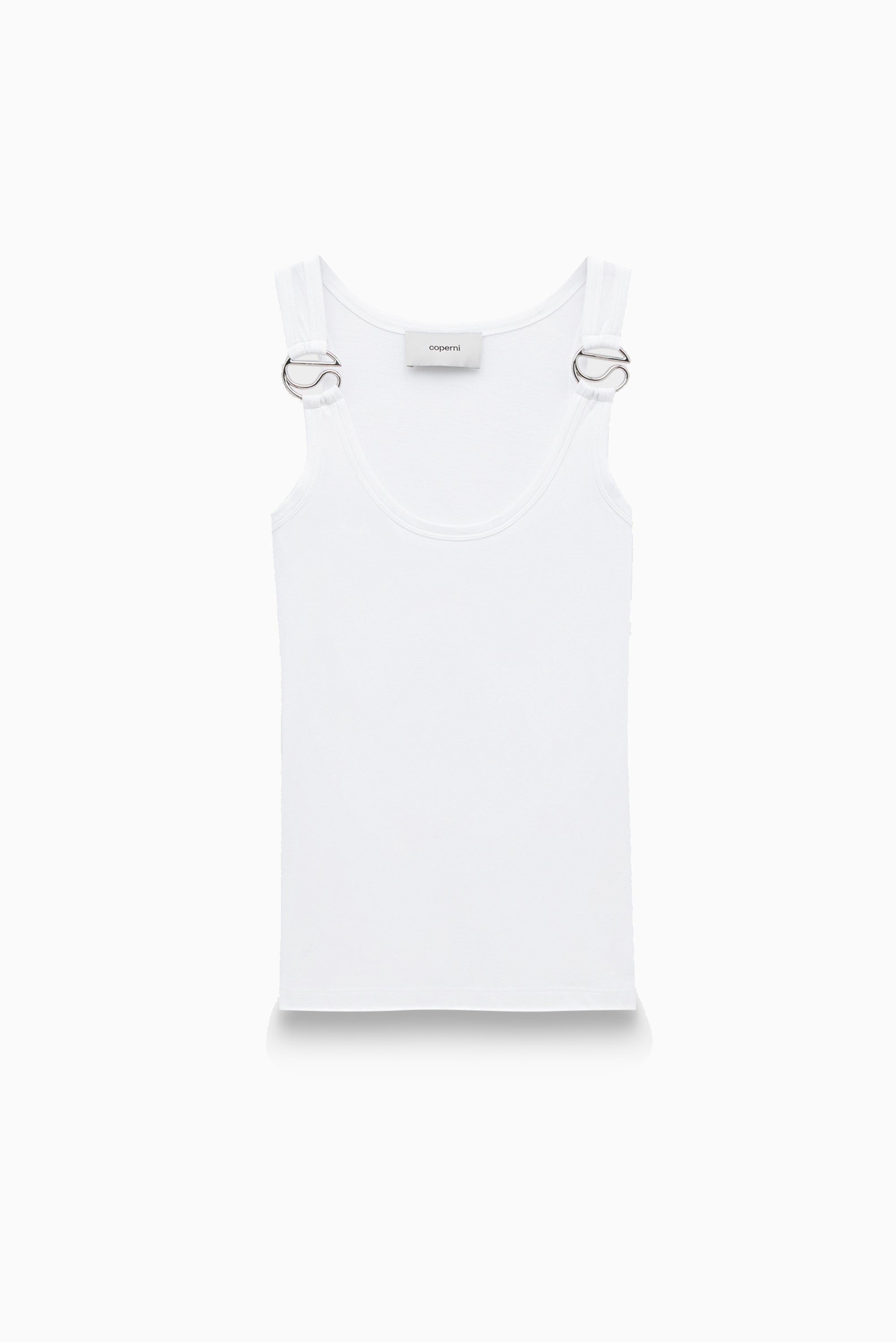 C-Logo Tank Top - White