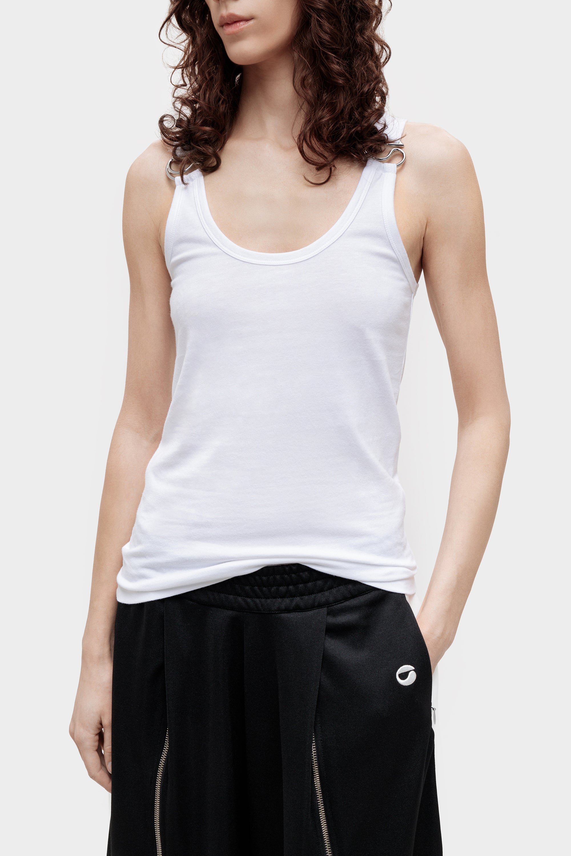 C-Logo Tank Top - White