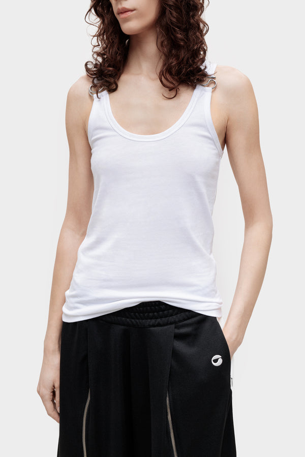 C-Logo Tank Top - White