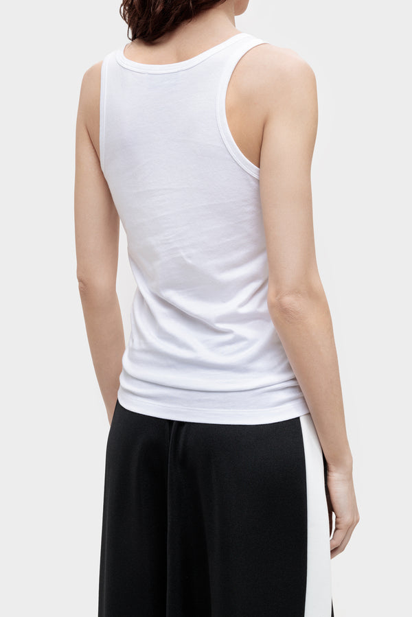 C-Logo Tank Top - White