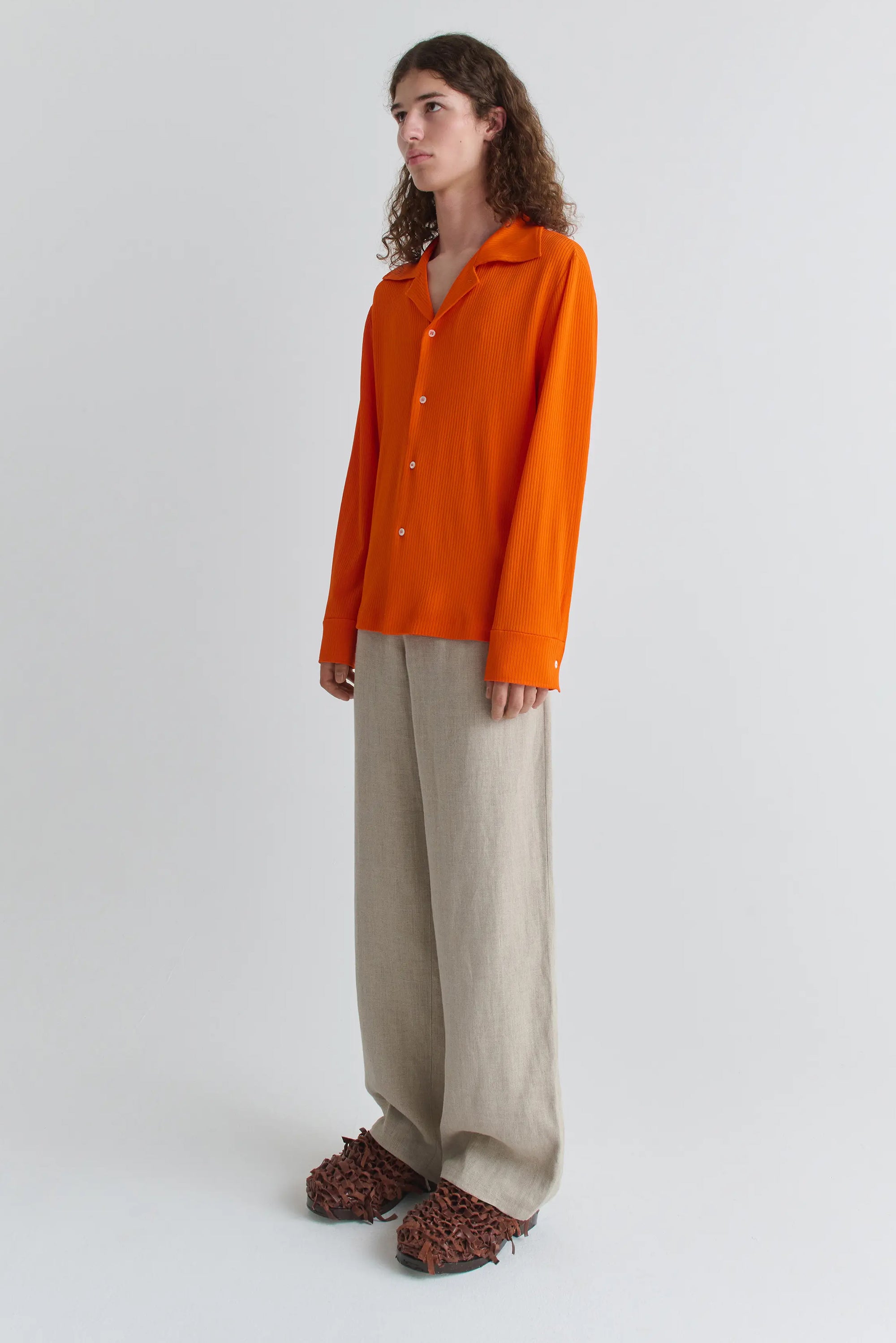 Darian Shirt - Tangerine