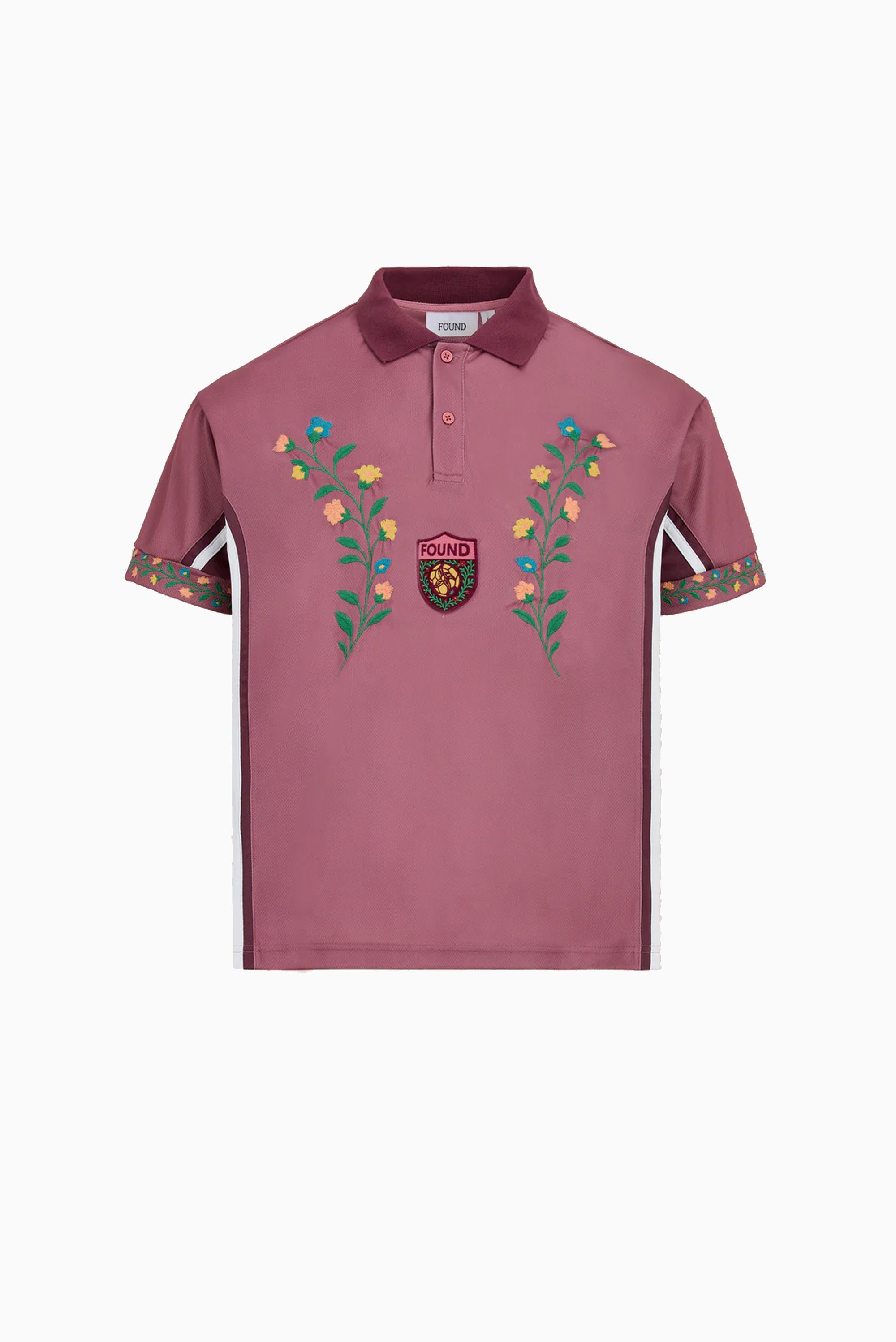 Floral Polo Jersey - Forest/Gold