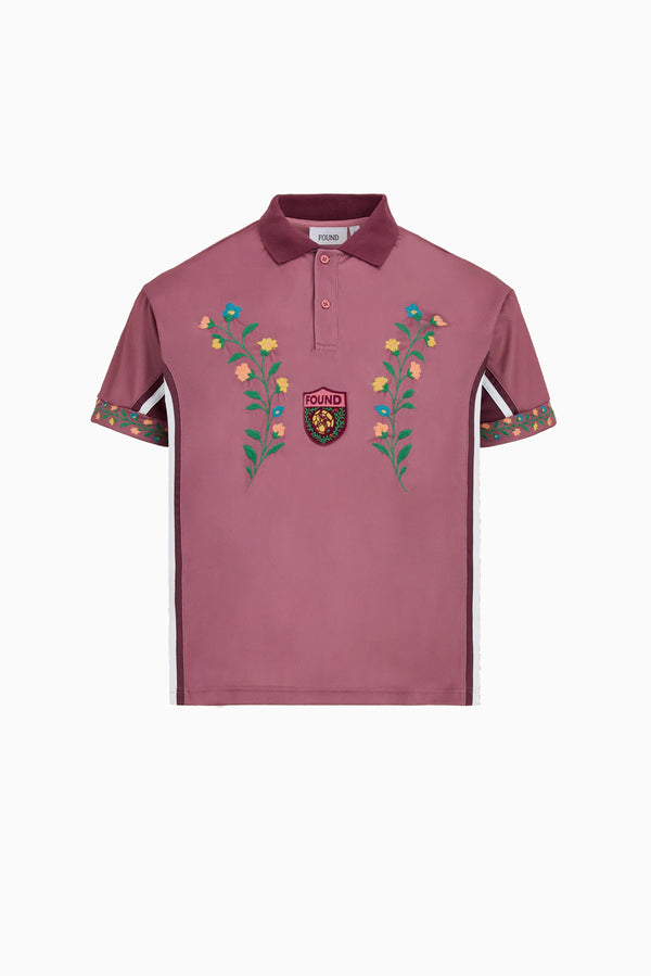 Floral Polo Jersey - Forest/Gold