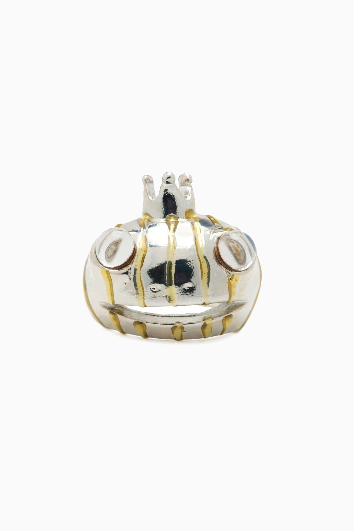 Frog Prince Ring - Gold Stripe