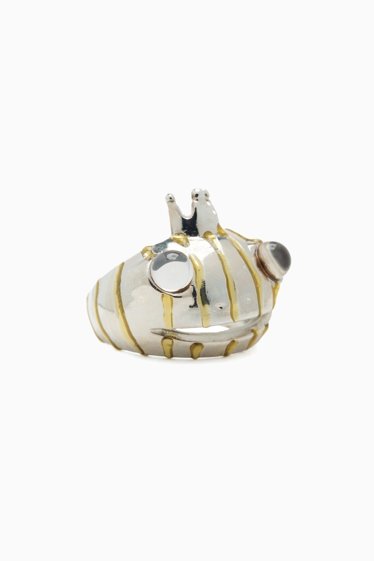 Frog Prince Ring - Gold Stripe