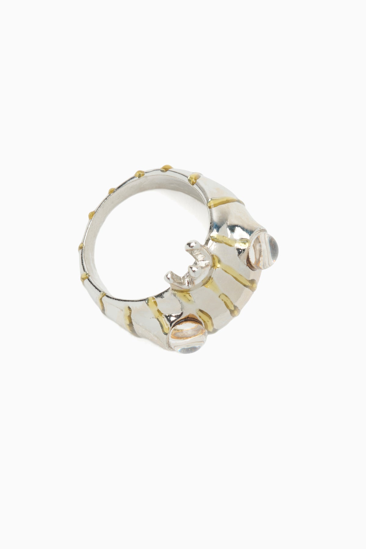 Frog Prince Ring - Gold Stripe